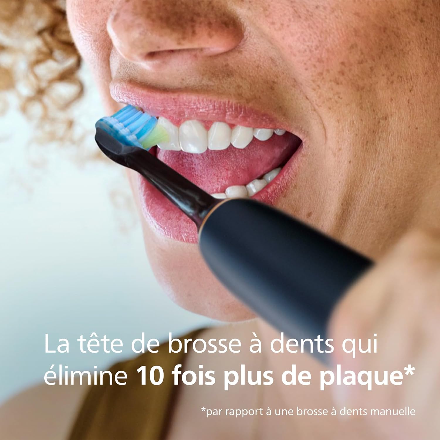 Detalle de Philips Sonicare C3 Premium Plaque Defence – Têtes de brosse à dents de rechange d’origine, lot de 6 (HX9046/88) – Noir