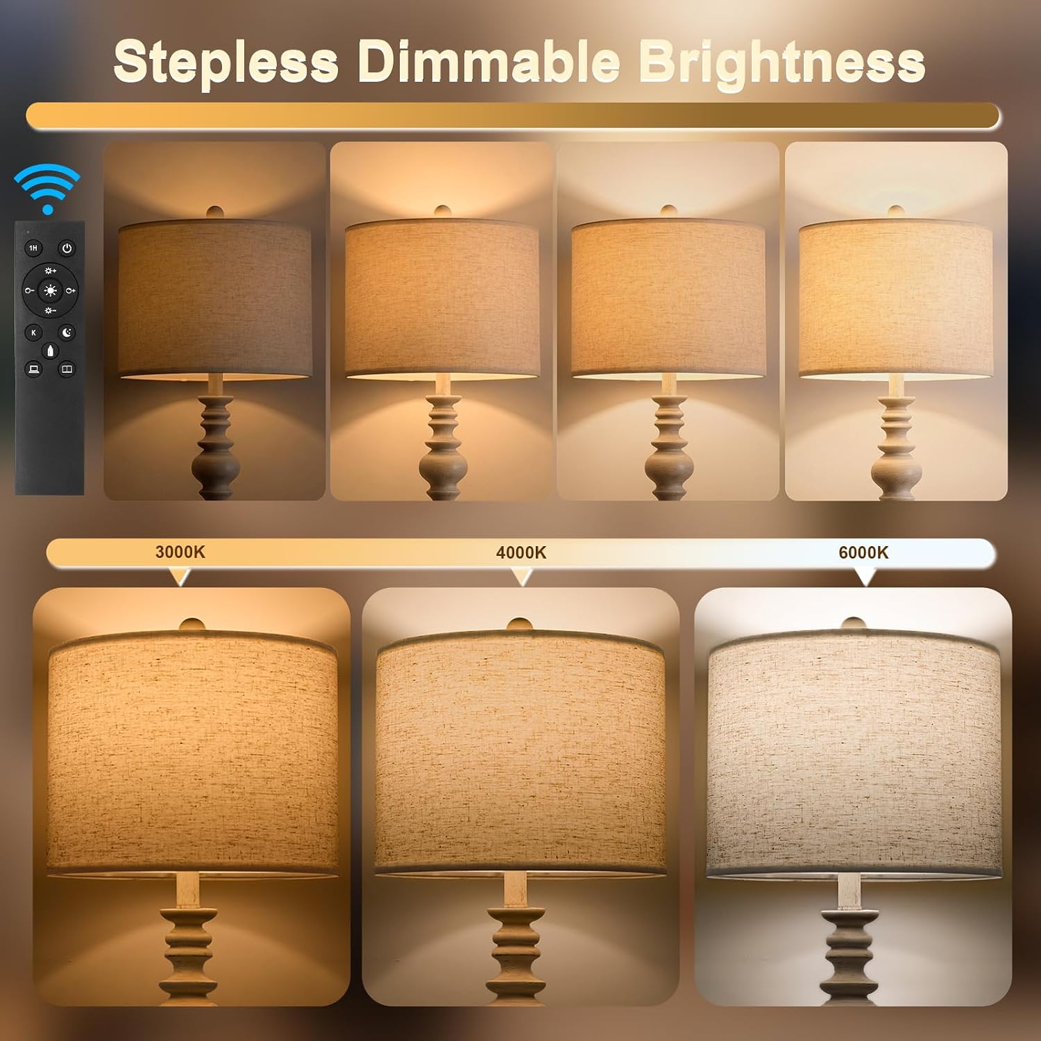 Detalle 2 de BOBOMOMO Farmhouse Floor Lamp 64.25-inch