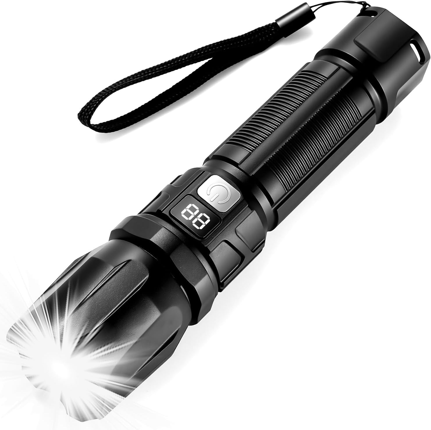 Detalle de Azyvum Torcia LED Ricaricabile 3 Modalità Zoom