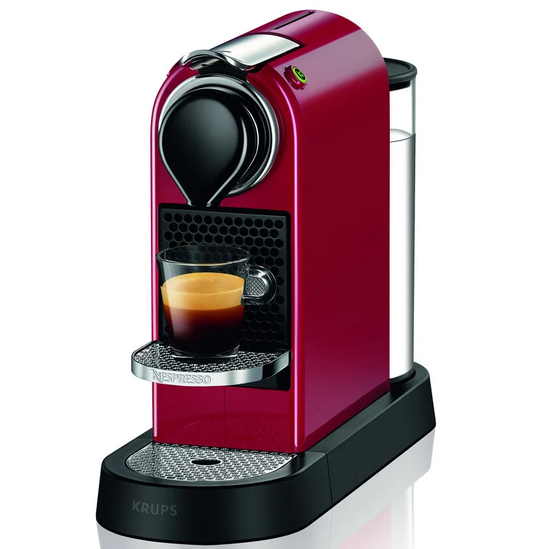 Detalle de Krups CitiZ Cafetera de Cápsulas Roja (Nespresso CitiZ)