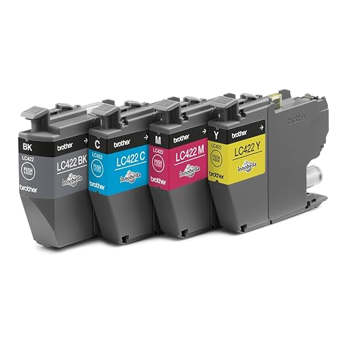 Detalle de Brother LC422VAL, pack de cartouches d’encre originales 4 couleurs, 550 pages