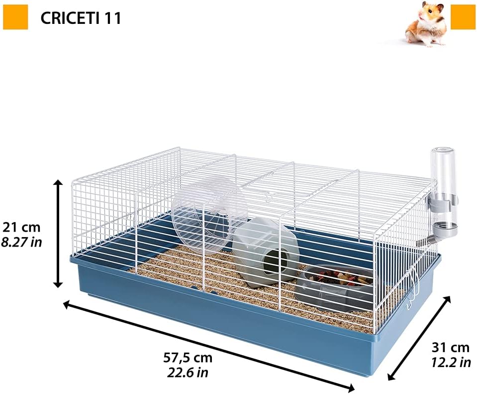 Detalle de Ferplast CRICETI 11 Hamsterkäfig 58×31×22 cm 🐹