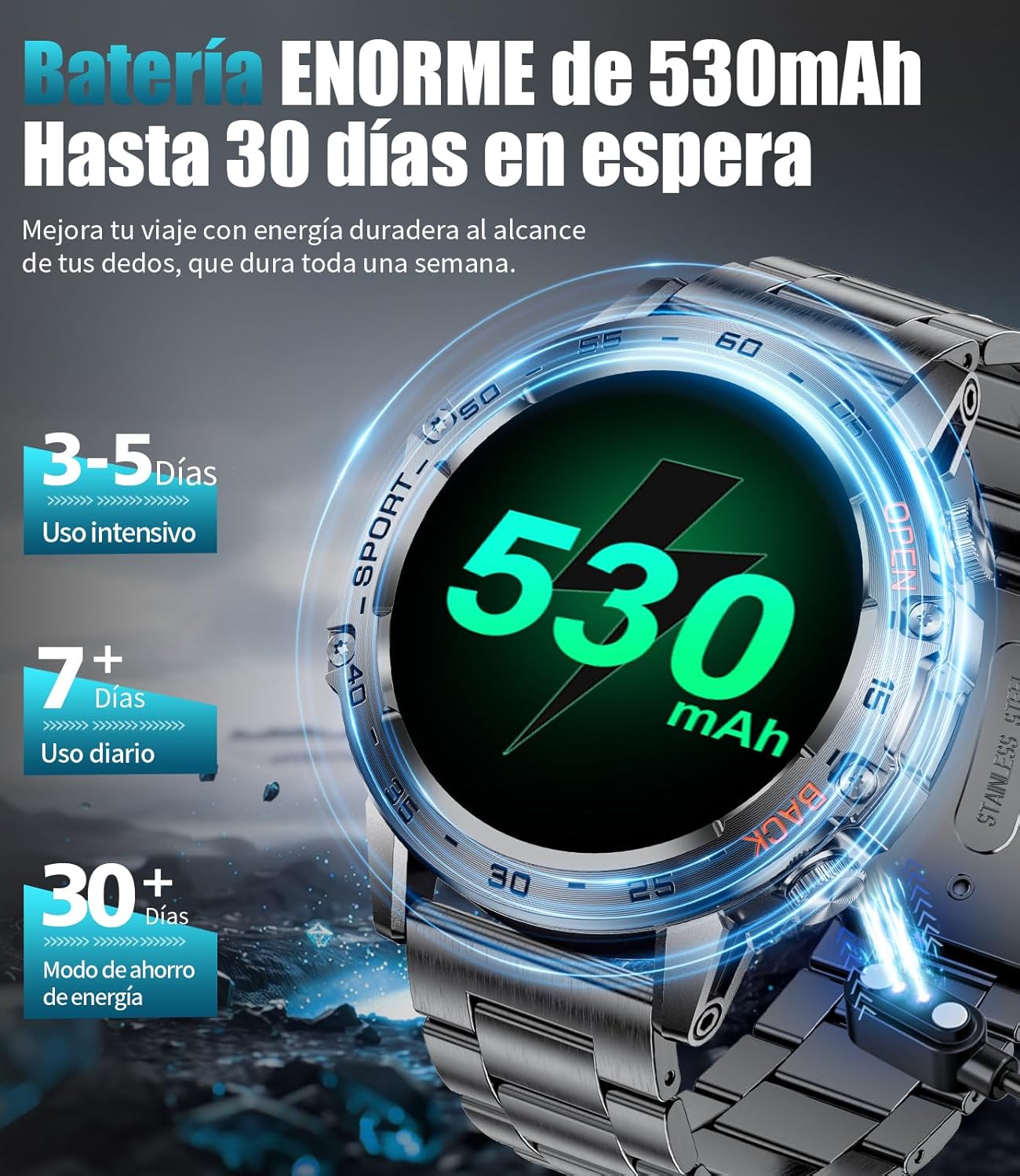 Thumbnail 6 de LIGE Reloj Inteligente Hombre con Llamadas y Monitor Fitness