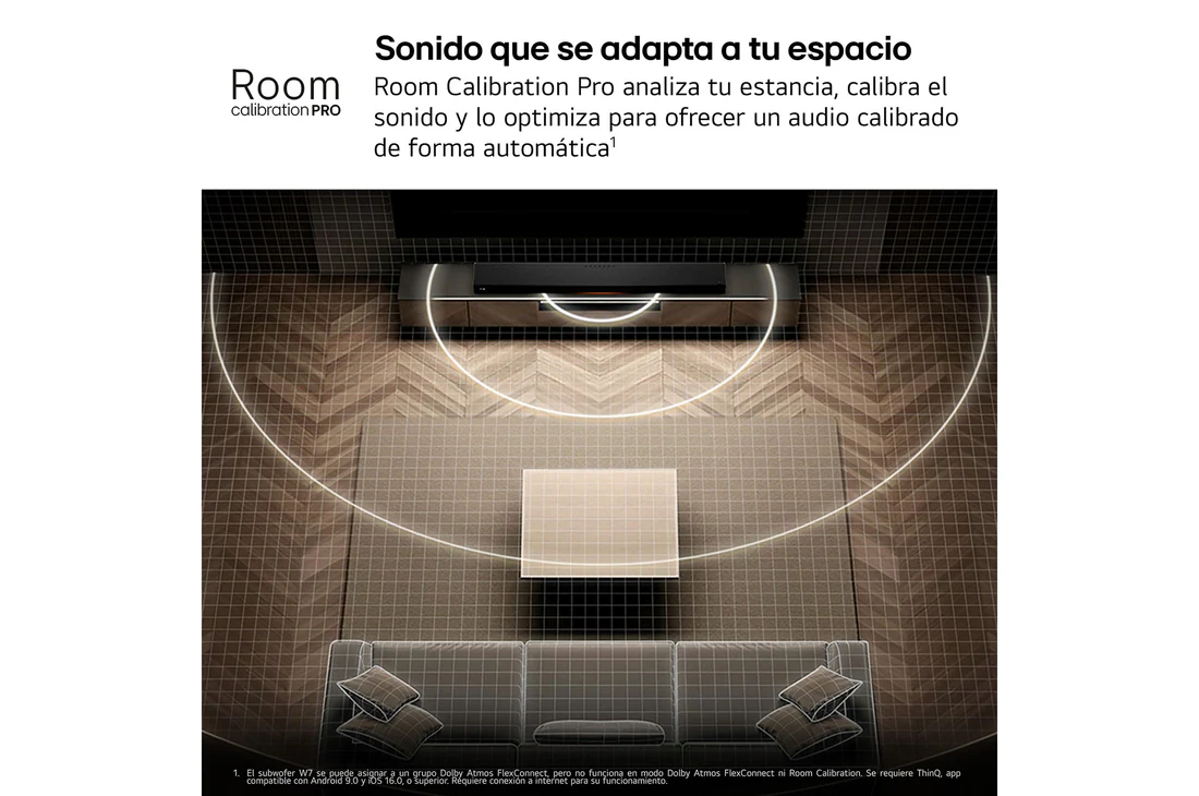 Thumbnail 5 de LG Sound Suite Immersive Suite 5 Pro: barra H7, altavoces M5 y subwoofer W7 para sonido envolvente