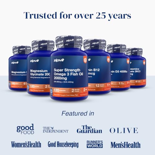 Thumbnail 9 de Zipvit Magnesium Glycinate 2000mg with Vitamin B6 – 120 Vegan Tablets