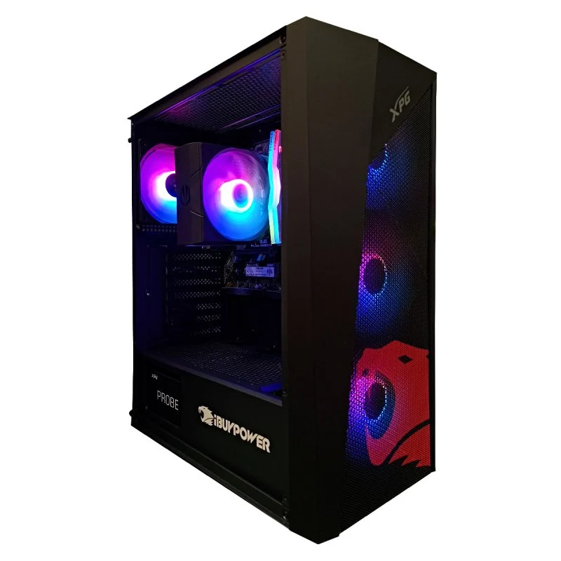 Detalle de IBUYPOWER Fighter Axe X Plus AMD Ryzen 7 5700G: potencia para multitarea y gaming ligero sin gráfica dedicada