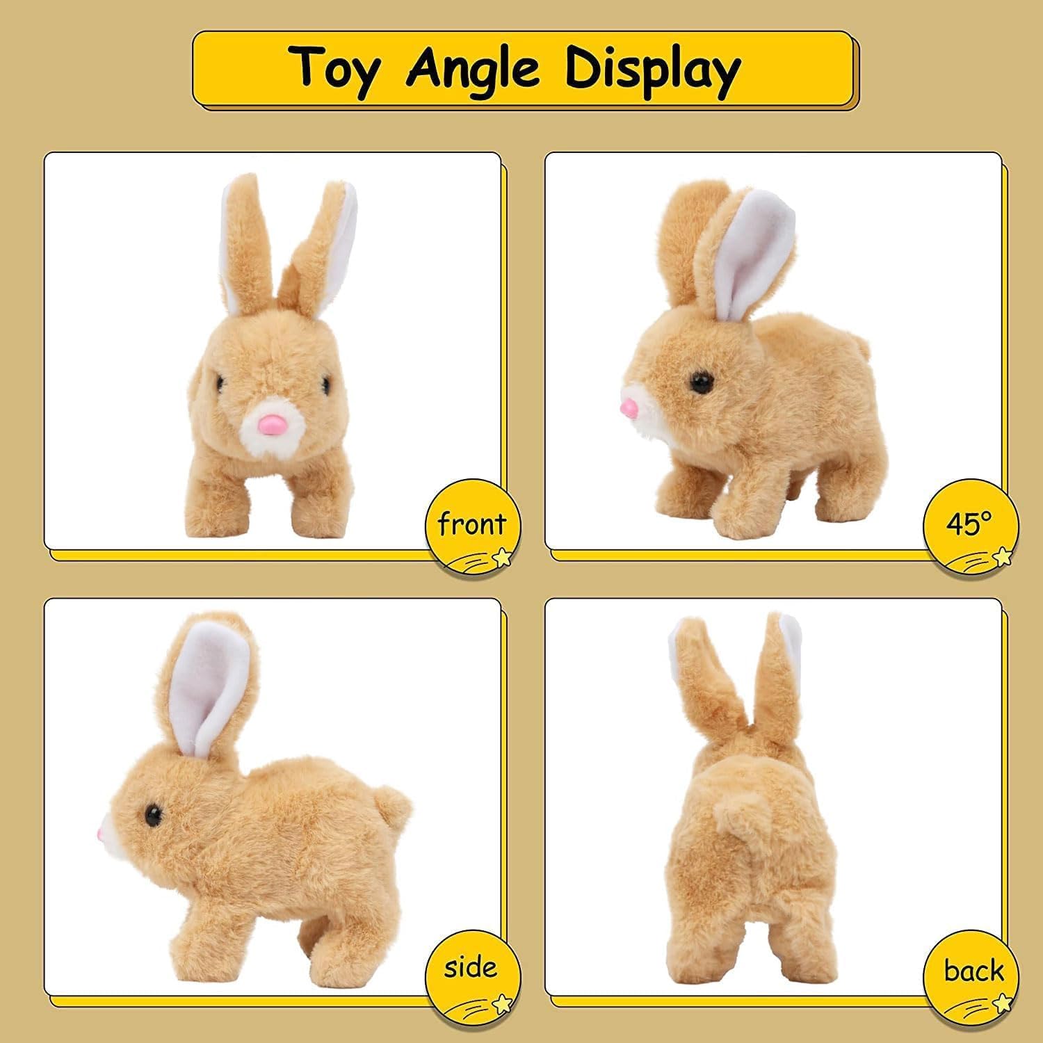 Thumbnail 4 de Sunshine smile hüpfendes Kaninchen – sprechender, interaktiver Plüschhase mit Geräuschen