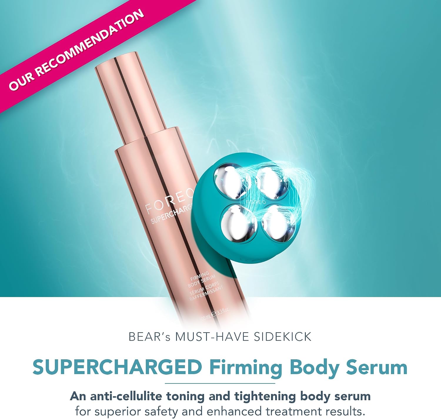 Detalle de FOREO BEAR 2 Body — Appareil de massage corps sculptant à micro-courant avancé