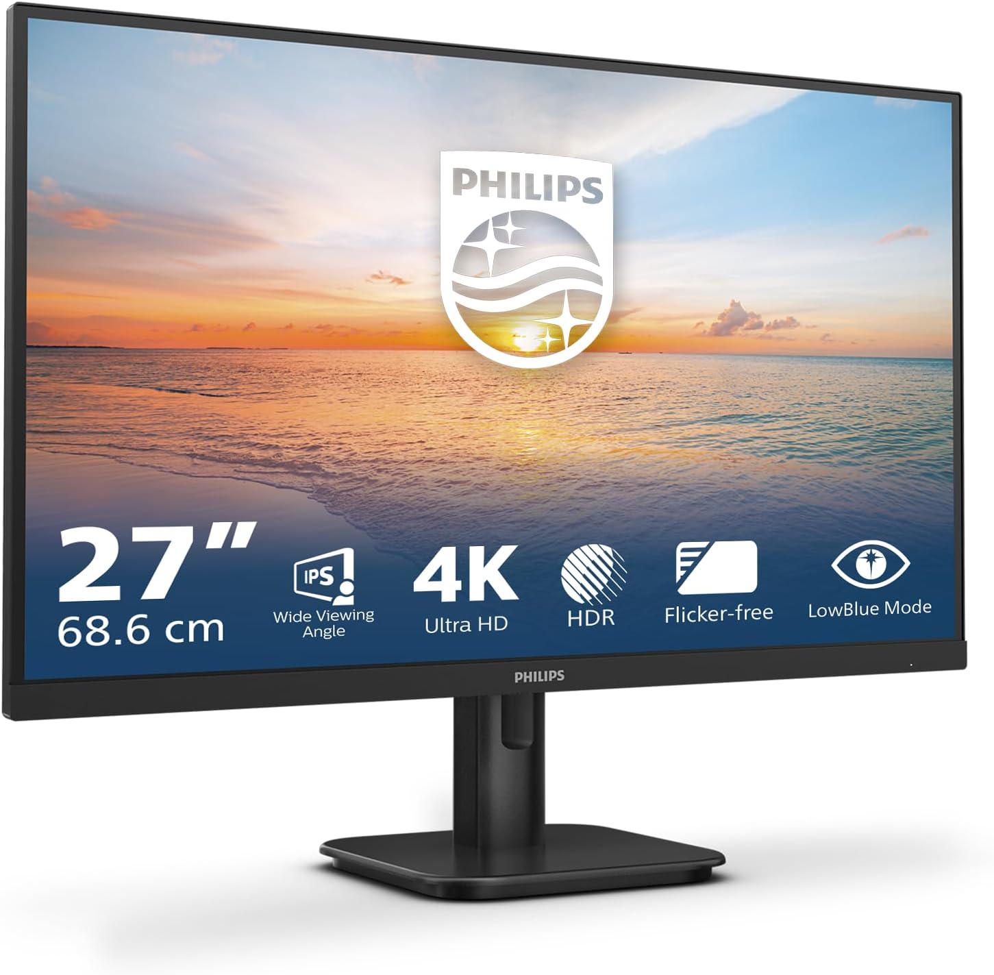 Detalle 2 de Philips 27E1N1600AE: 27-inch QHD monitor with built-in speakers, HDR, and USB‑C Power Delivery