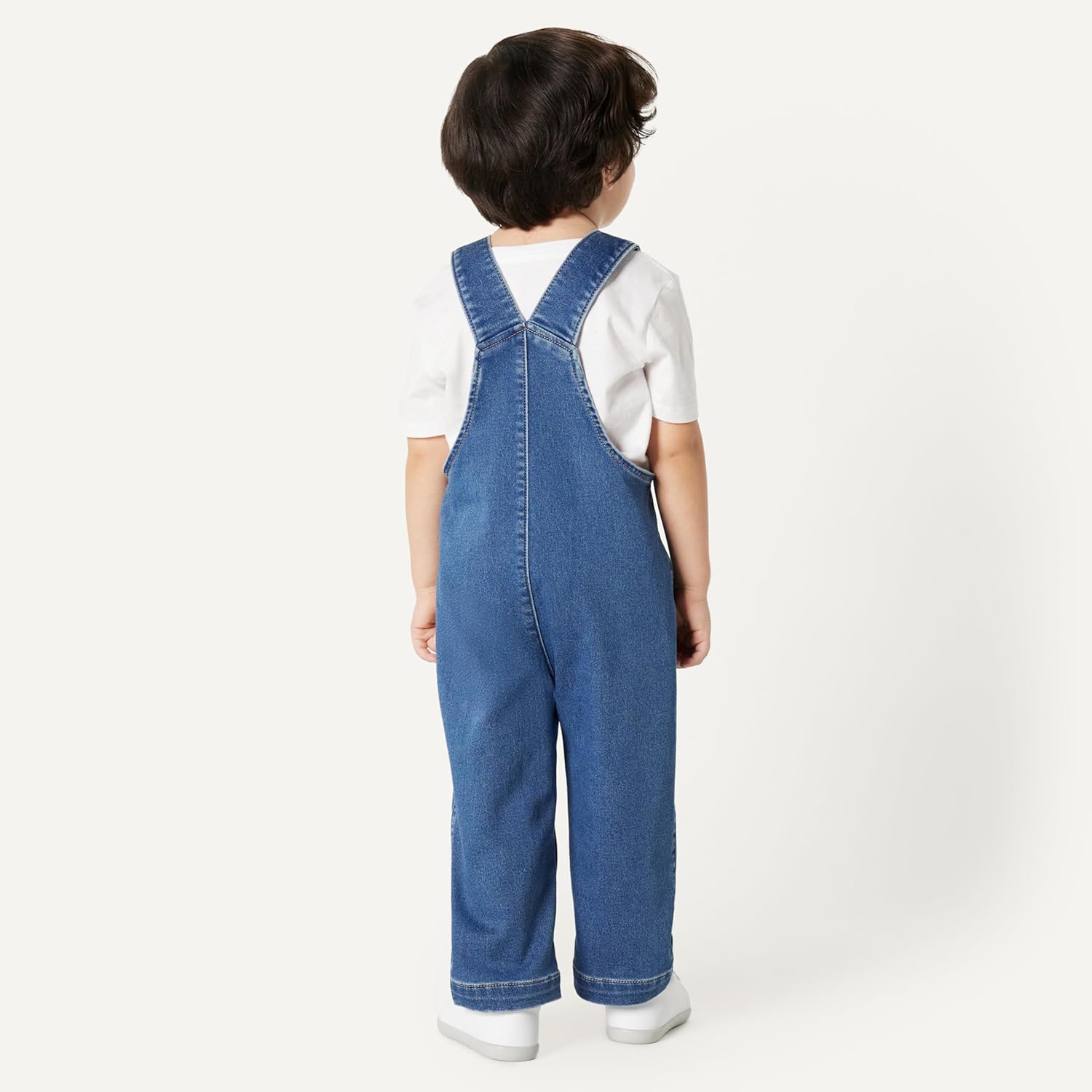 Thumbnail 2 de Amazon Essentials Unisex Babies’ Soft Stretch Denim Overalls (Regular Fit)