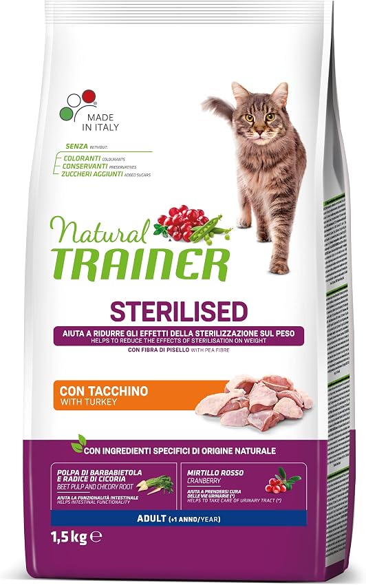 Thumbnail 2 de Trainer Natural TR Gato Adult Sterilised Salmón 1,5 kg 🐱