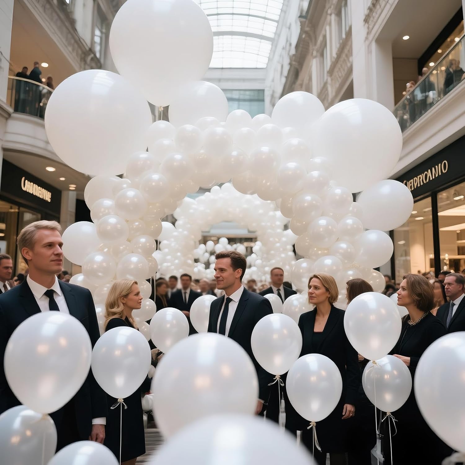 Thumbnail 5 de KAWKALSH Pearl White Balloon 110pcs 🎈