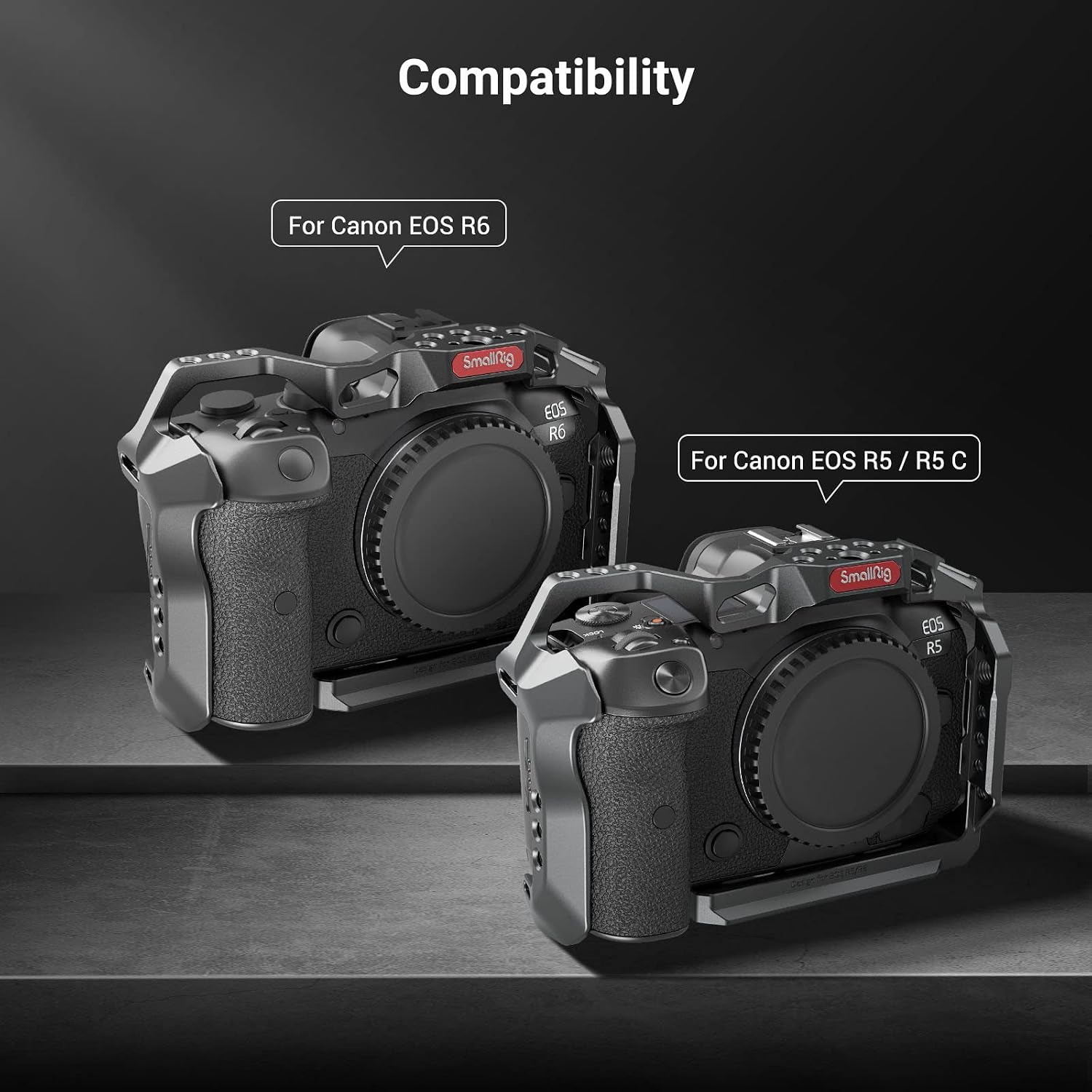 Thumbnail 2 de SMALLRIG Cage 2982B für Canon EOS R5, R5C und R6 (R5/R6/R5C Cage)