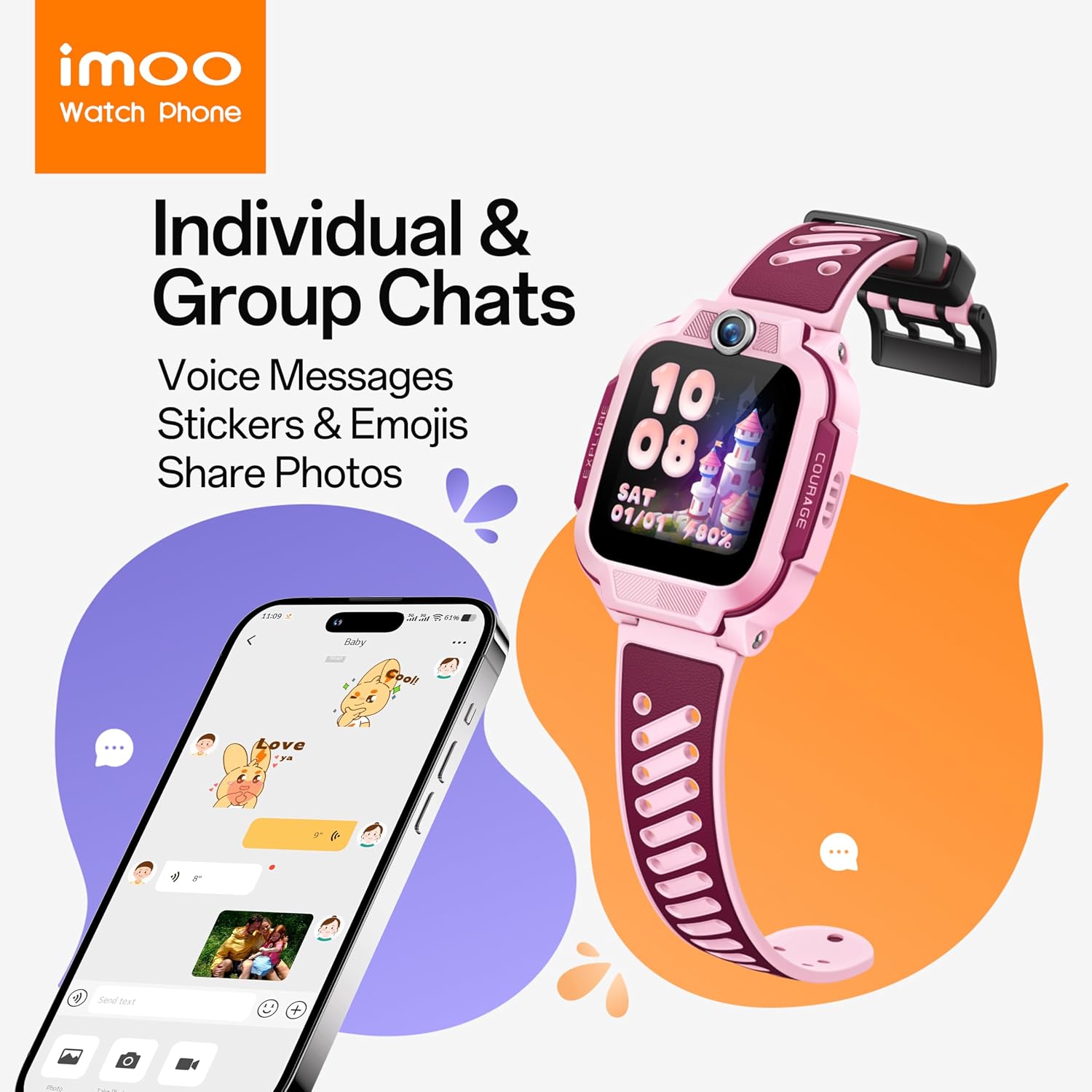 Thumbnail 5 de imoo Z3 Kids Smart Watch 2MP