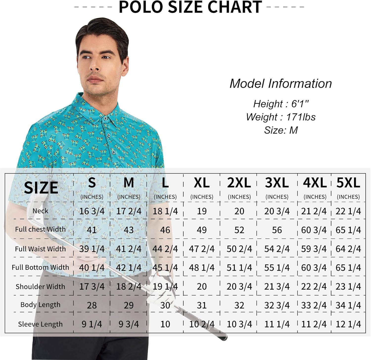 Thumbnail 3 de Damipow Premium Golf Shirt for Men: Dry Fit Performance Polo