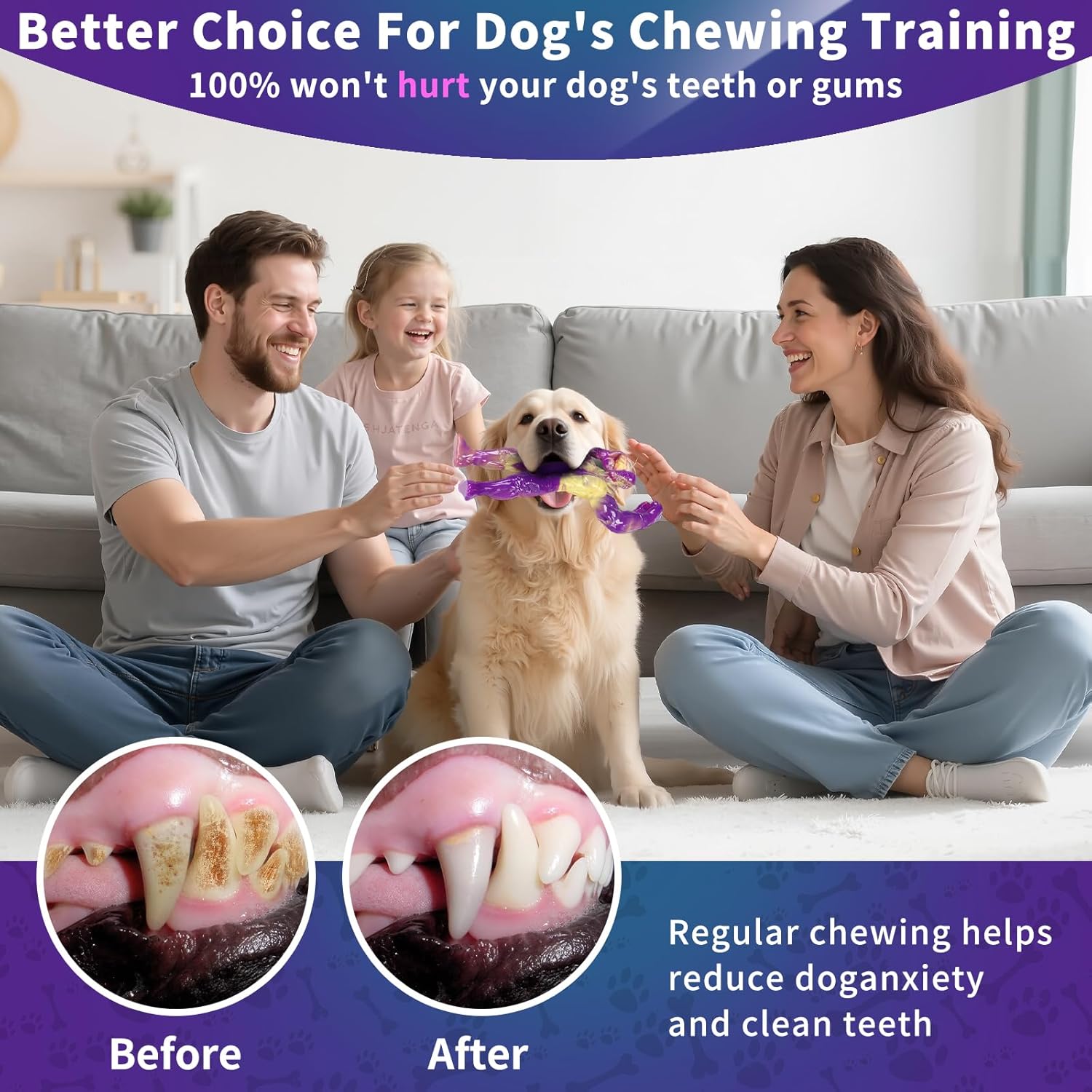 Thumbnail 2 de Herspany Indestructible Dog Chew Toy