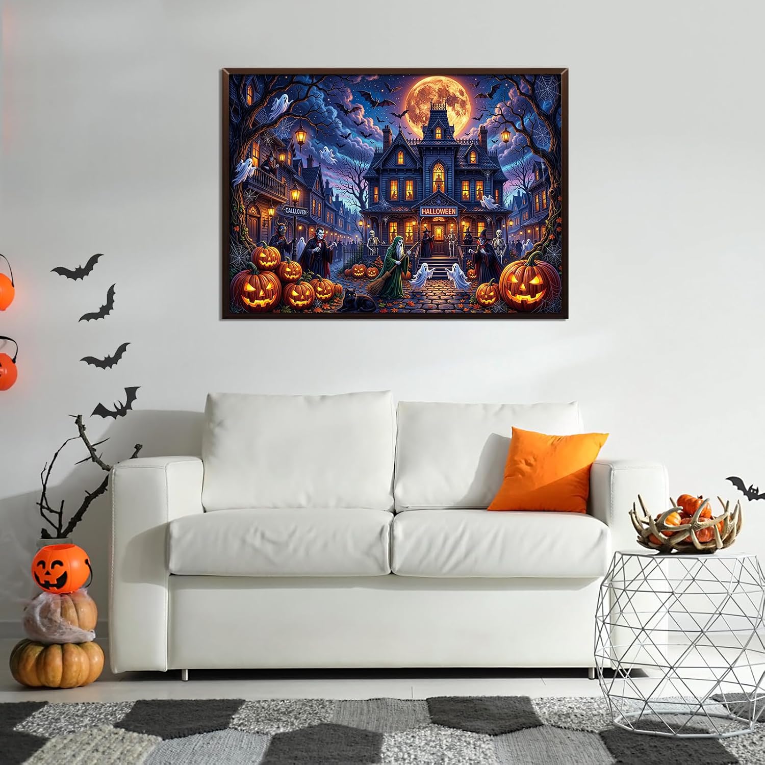 Detalle de TangMosaic Halloween jigsaw puzzle, 1,000 pieces