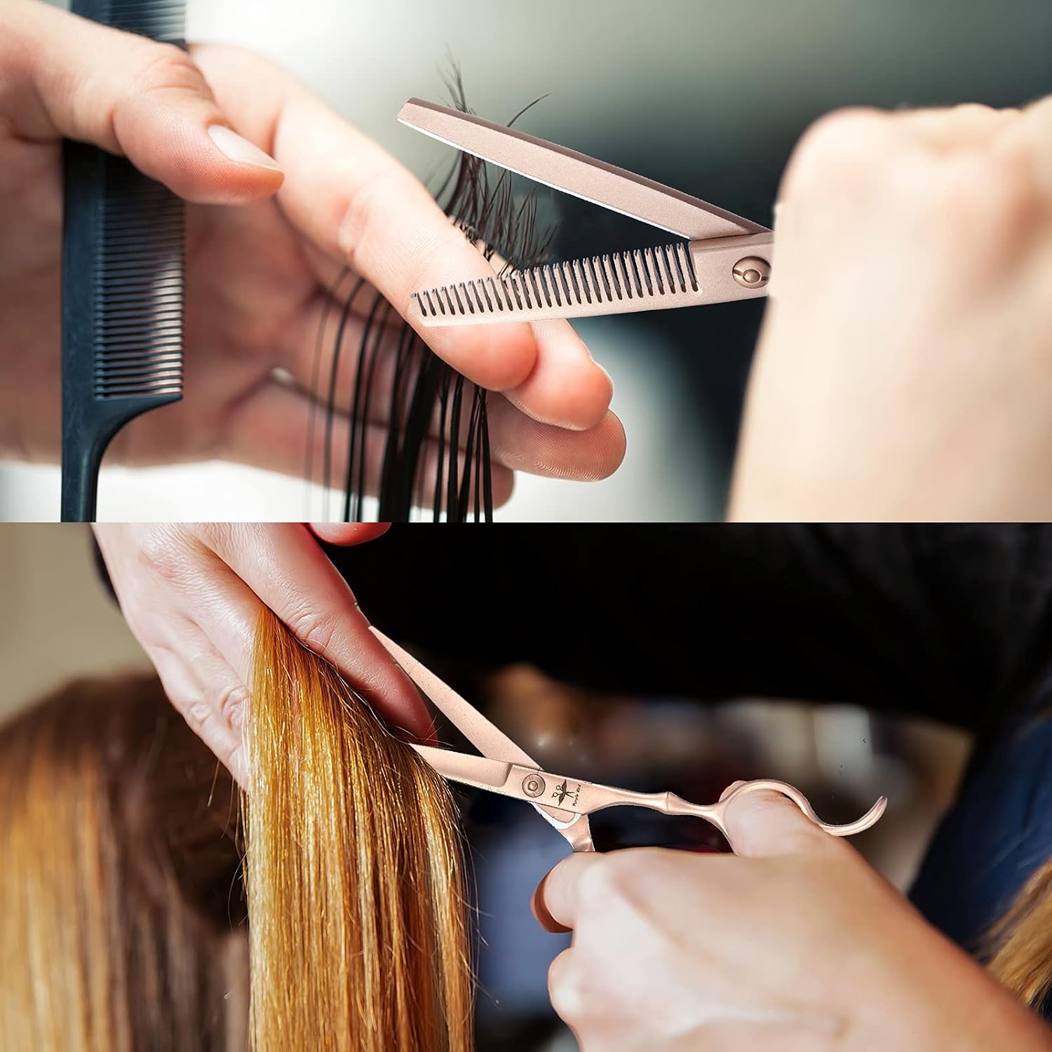 Thumbnail 4 de PURPLEBIRD Hairdressing Scissors – 6 Inch Professional Hair Thinning Scissors Kit