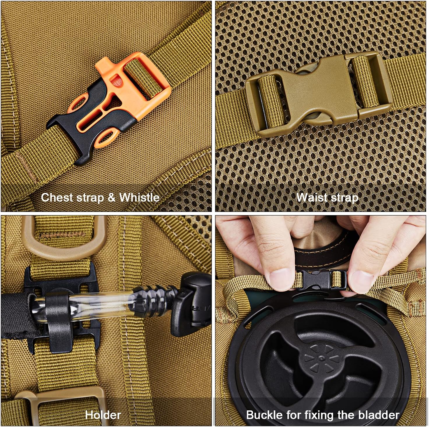Detalle 2 de G4Free 22L zaino idratazione con sacca 3L per trekking