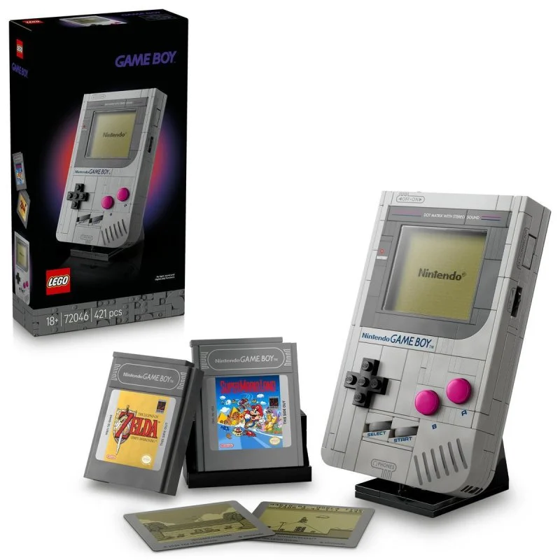 Thumbnail 3 de Lego 72046 Game Boy Kit de Construcción de Nintendo: réplica coleccionable con cartuchos y pantallas