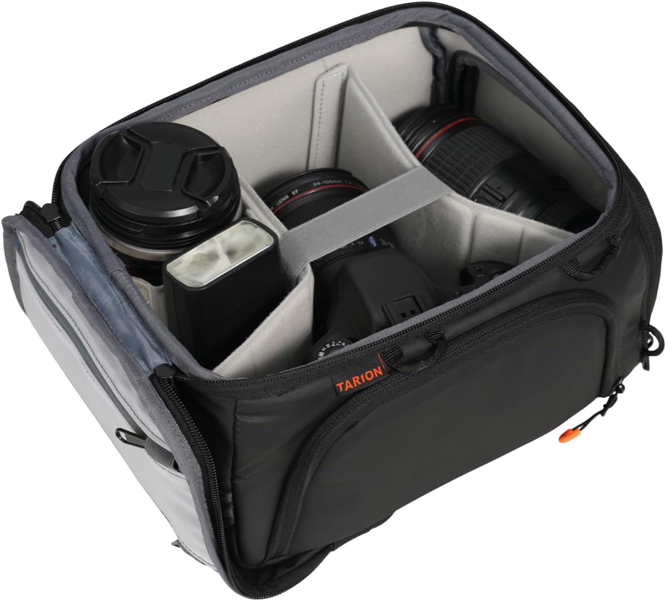 Detalle de TARION ShellCore S Padded Camera Bag Insert — Protective Small Camera Cube with Quick Access & Metal Frame