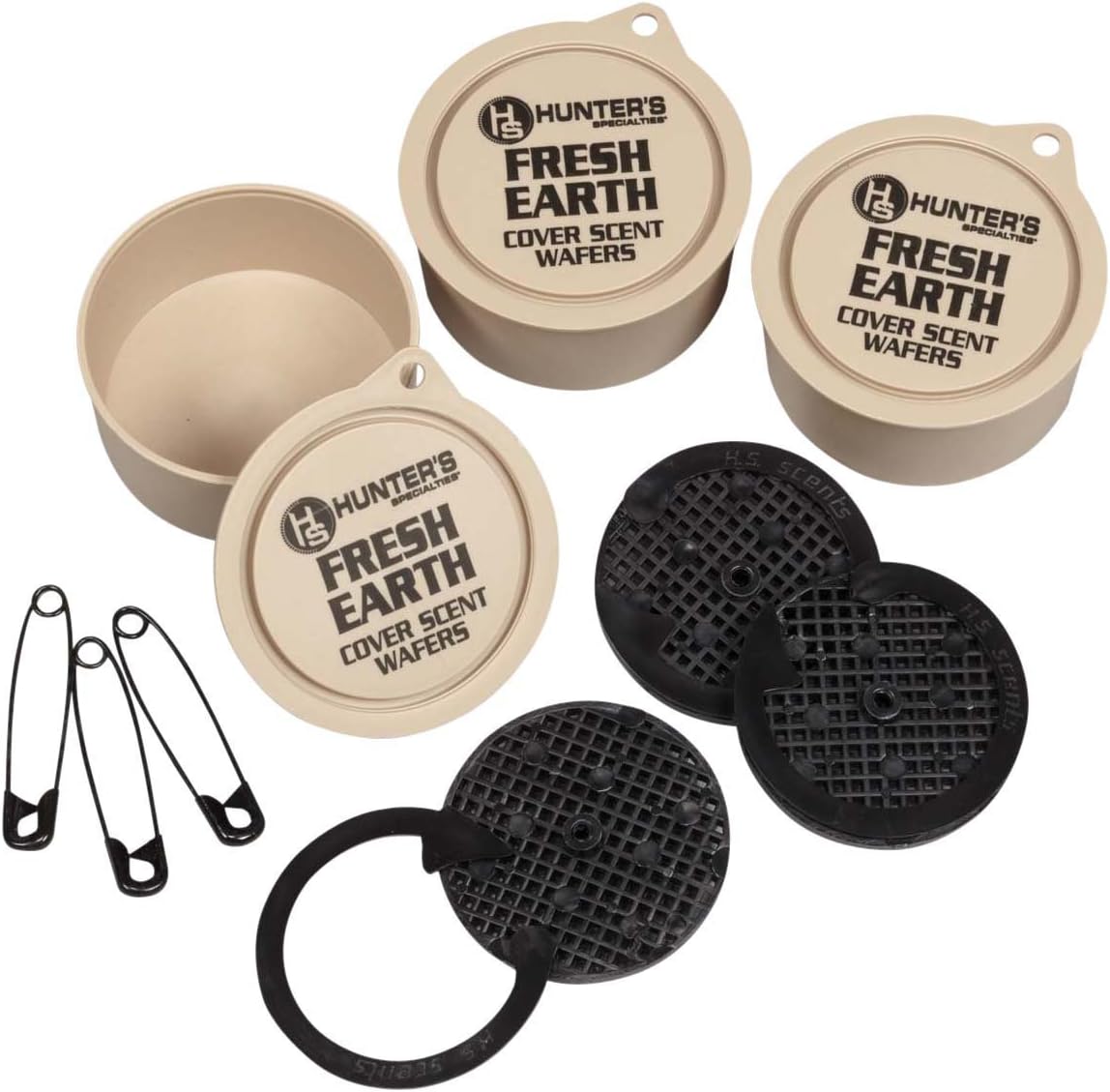Detalle de Hunters Specialties 01021 Cover Scent Wafers, 3-Pack with Safety Pins