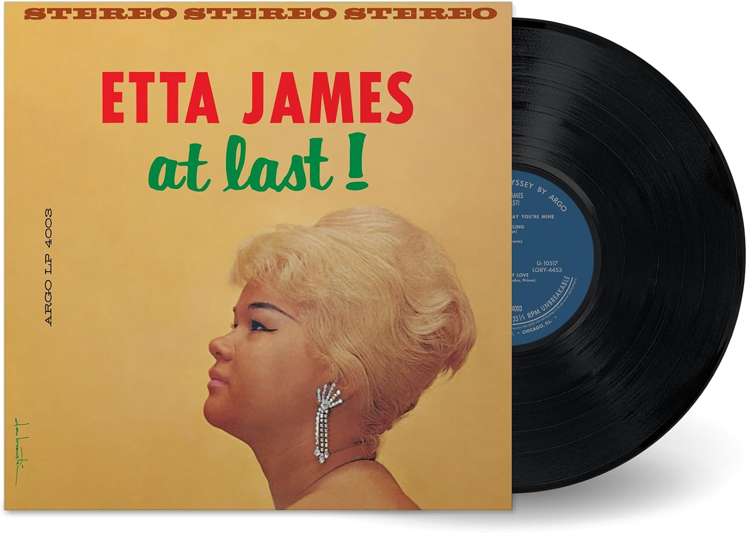 Detalle de Etta James『At Last』アナログレコード 180グラム重量盤・ゲートフォールド仕様