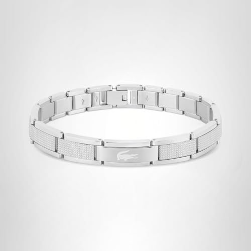 Thumbnail 6 de Lacoste Men's STENCIL Collection Link Bracelet in Stainless Steel (2040188)