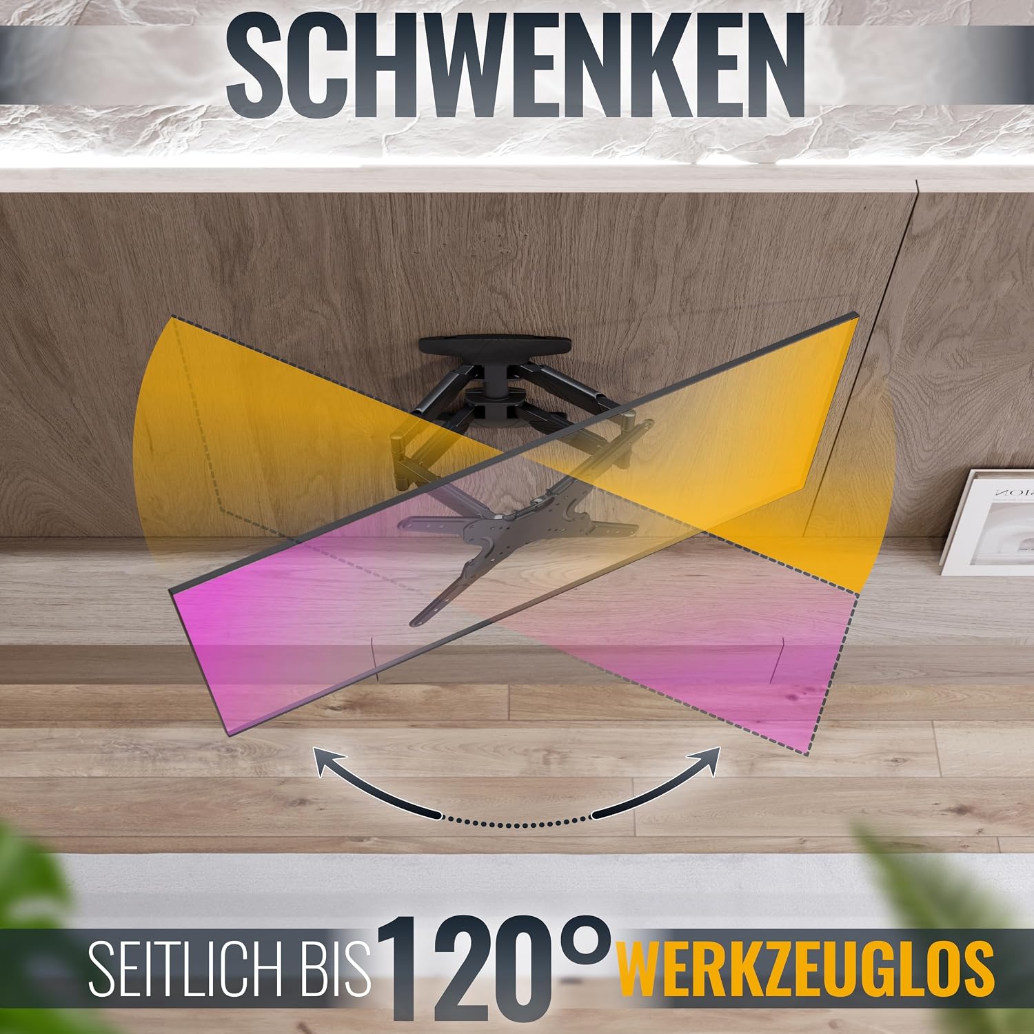 Thumbnail 3 de RICOO S5044 TV Wandhalterung 32–55 Zoll