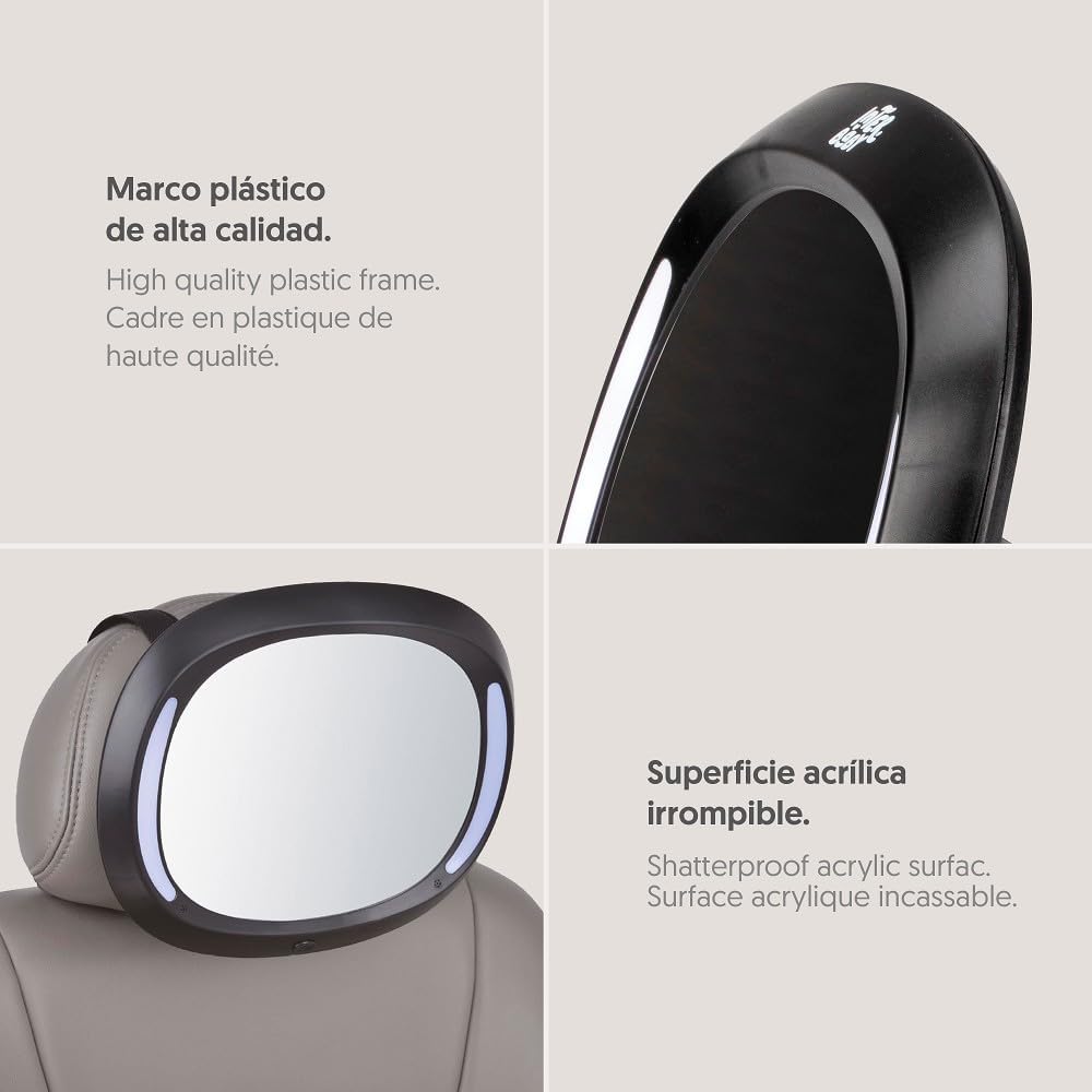 Detalle 2 de Siège arrière miroir sécurité bébé LED