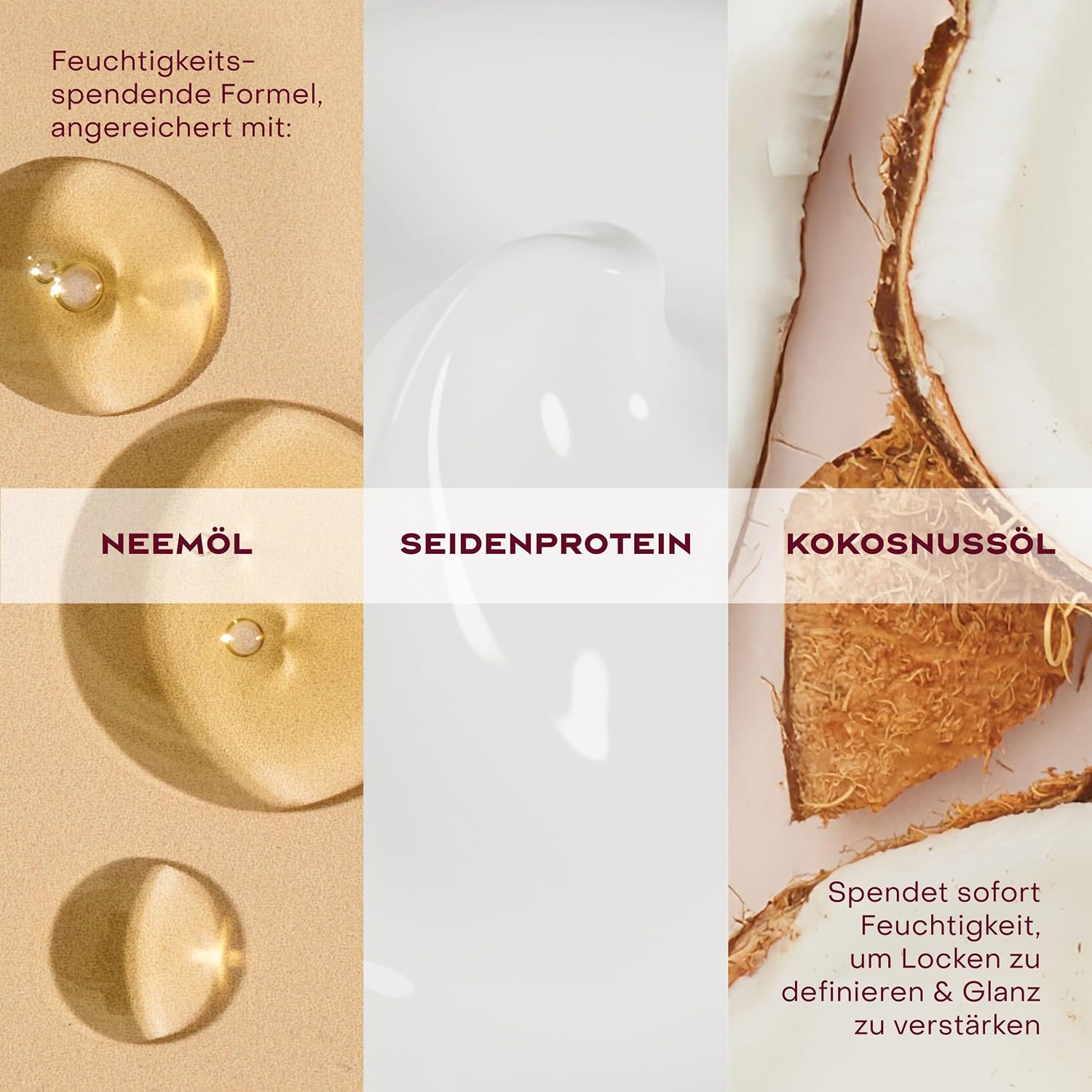 Detalle de Shea Moisture Coconut & Hibiscus Curl Enhancing Smoothie (326 ml) – Lockencreme für definierte, glänzende Locken