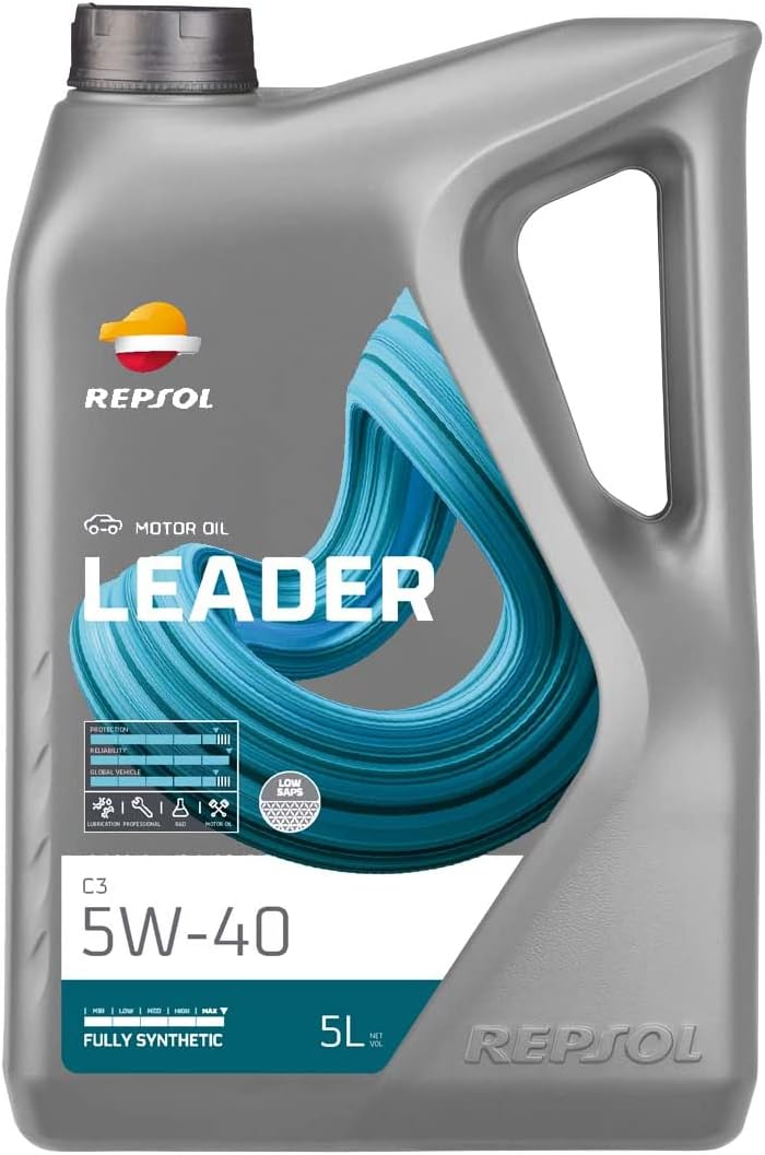 Detalle de Repsol Moto Sintetic 4T 5W-40 motorolja för motorcykel, 5 liter