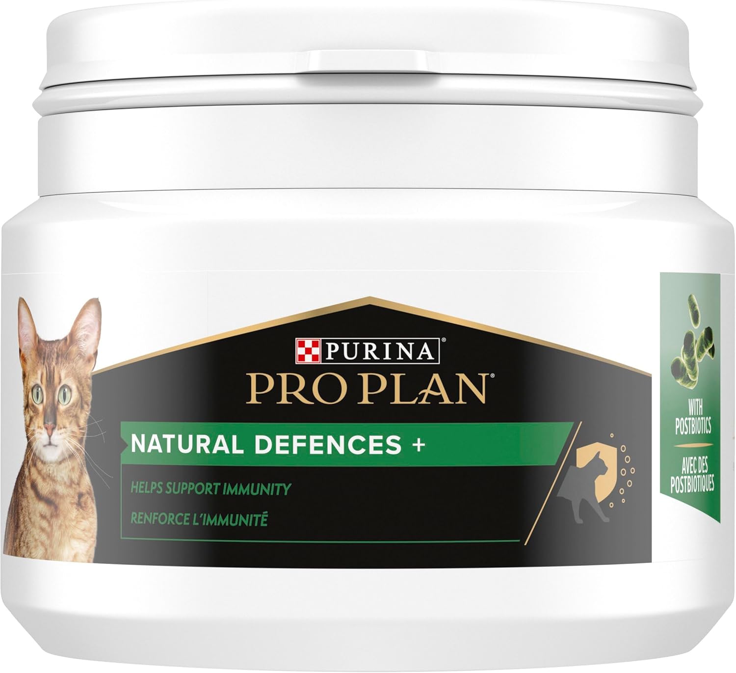 Detalle de PURINA PRO PLAN Natural Defences+ Chat — Poudre pour chat adulte, soutien immunitaire, boîte 60g