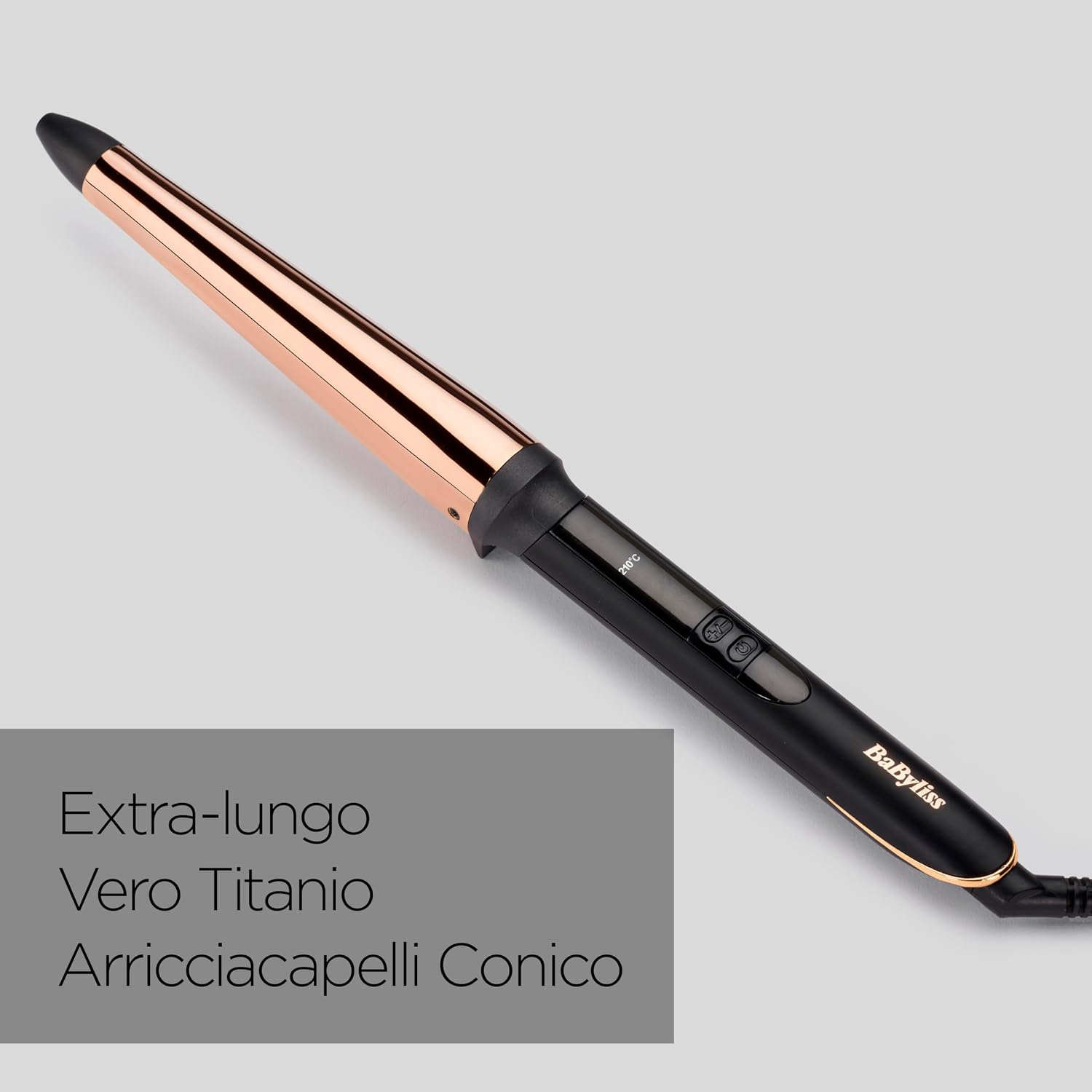 Thumbnail 4 de BaByliss C458E Titanium Brilliance: Ferro arricciacapelli conico 32–19 mm