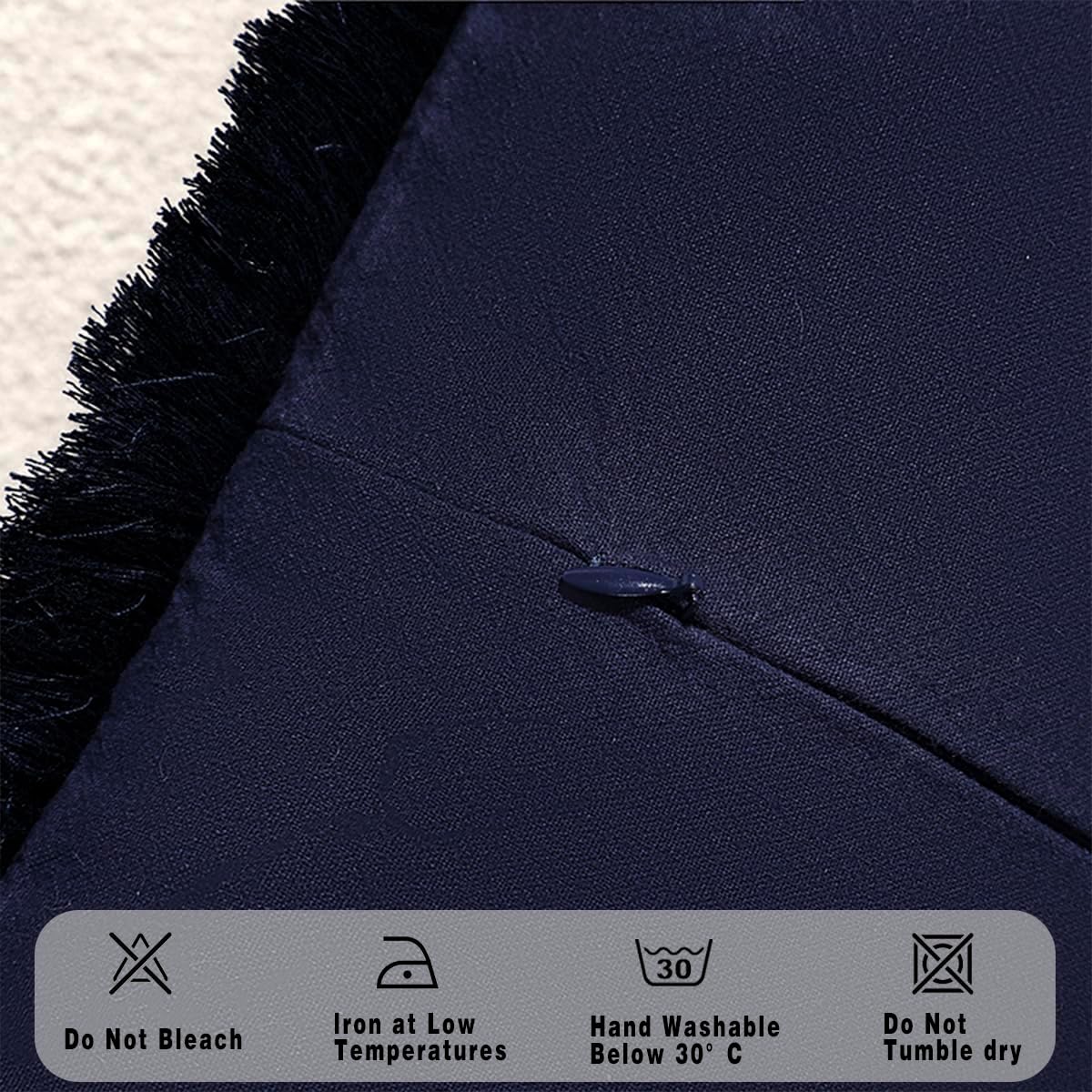 Thumbnail 3 de Tennove Cushion Covers 30x50cm Navy