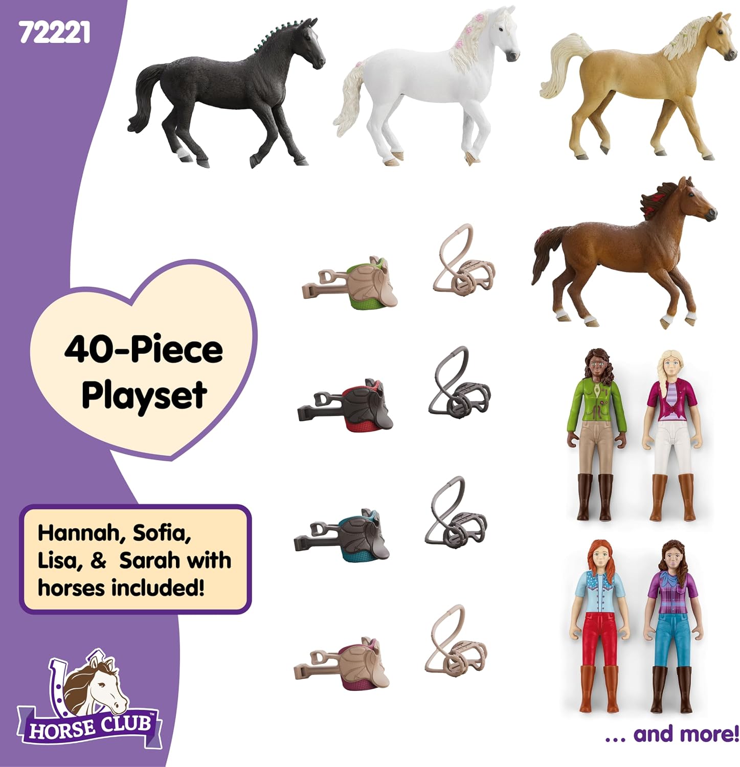 Thumbnail 5 de Schleich Horse Club 40-piece rider playset 🐴