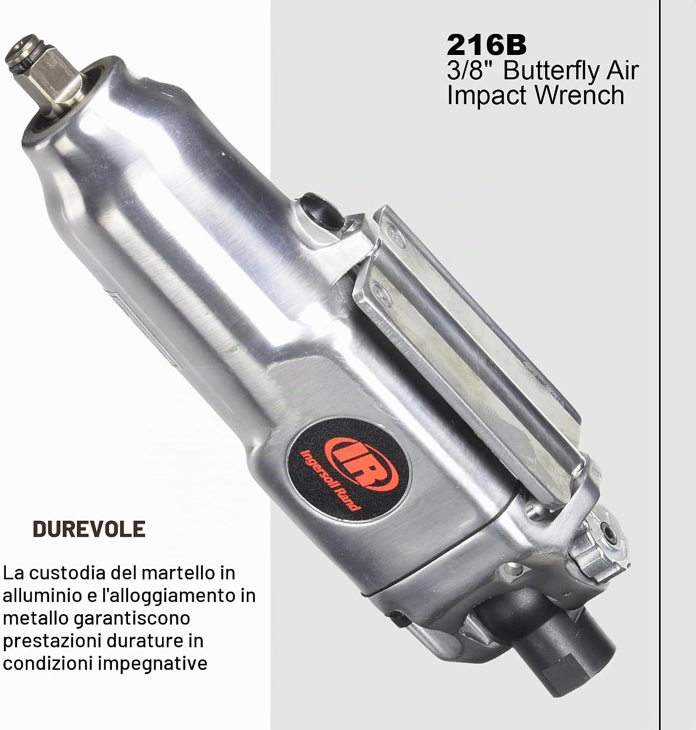 Detalle de Ingersoll-Rand Avvitatore a Impulsi Diritto 216B 3/8” con Copertura: robustezza e leggerezza per officina