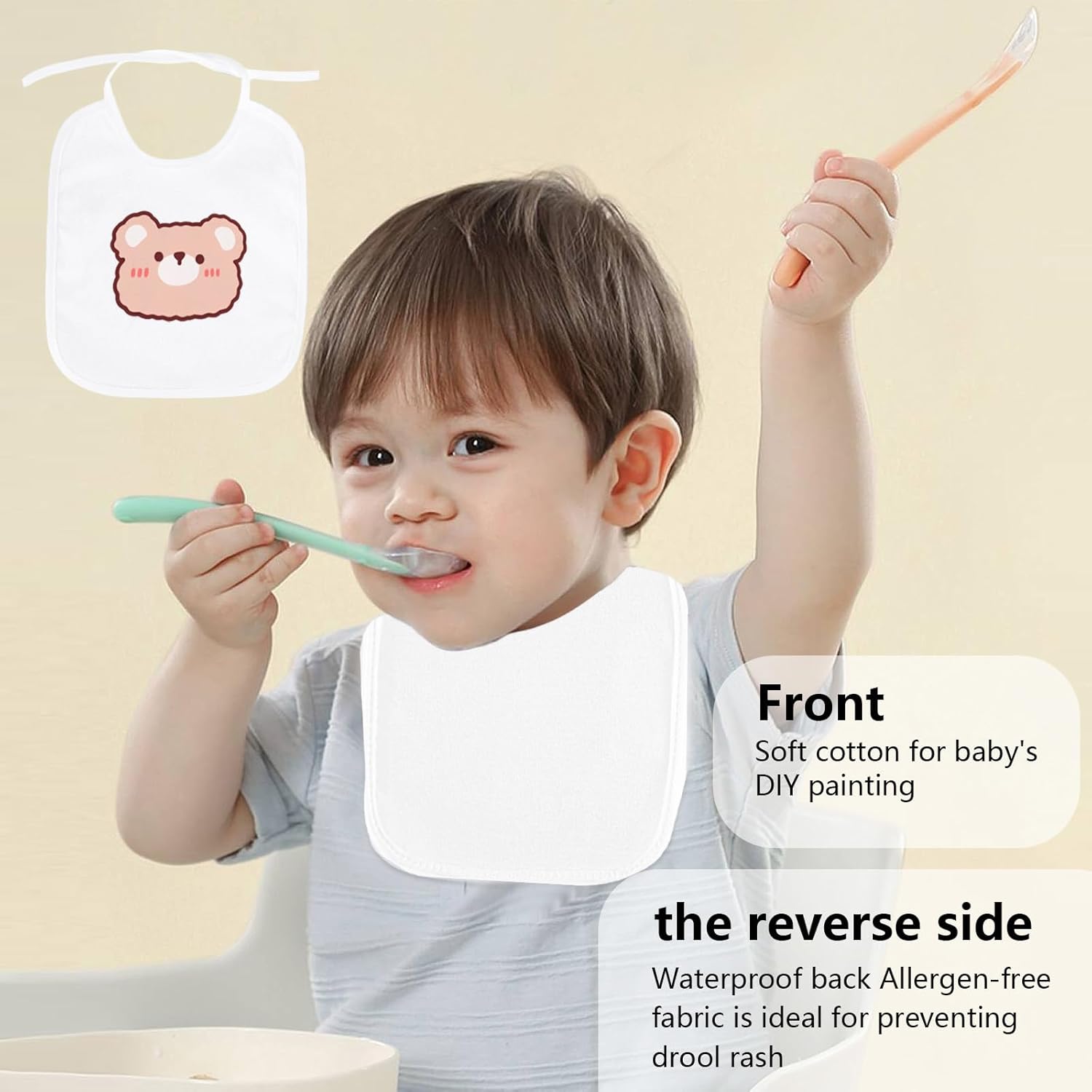 Thumbnail 4 de Baby waterproof bibs 12 pack for painting