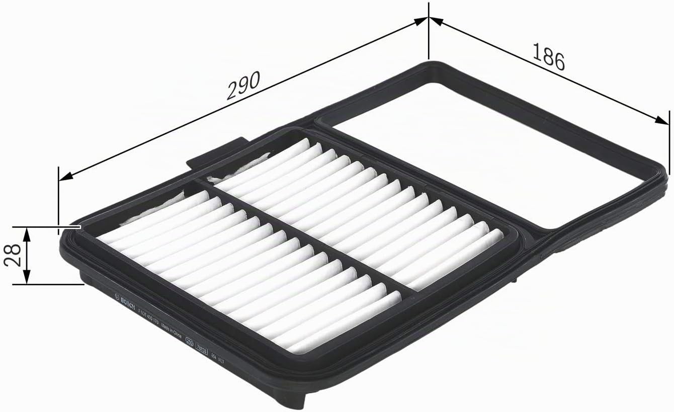 Thumbnail 1 de Bosch S0170 Filtre à Air Automobile – Sépare les particules et résiste à l’humidité