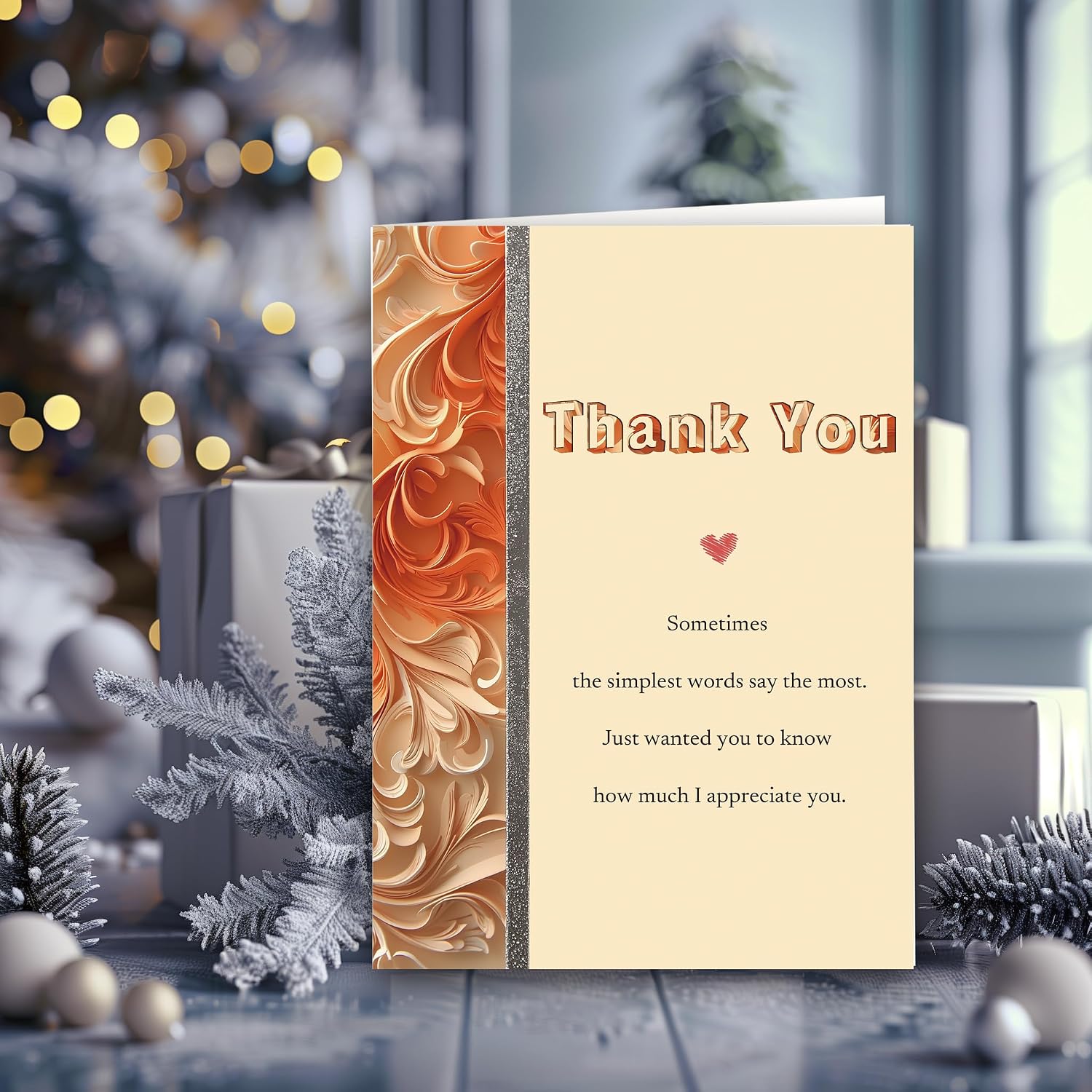 Thumbnail 4 de TzenvoGift 2-Pack Thank You Cards, Blank Inside, 300gsm Recycled Card Stock