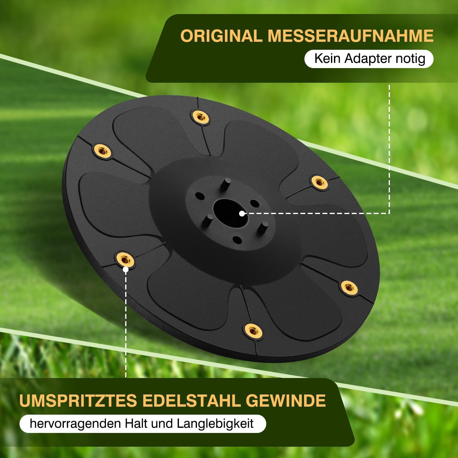 Thumbnail 2 de [AUFRÜSTUNG] Messerteller + 6 Klingen für Segway Navimow i-Serie (kompatibel mit i105E, i108E, i110E, i205 AWD, i208 AWD)