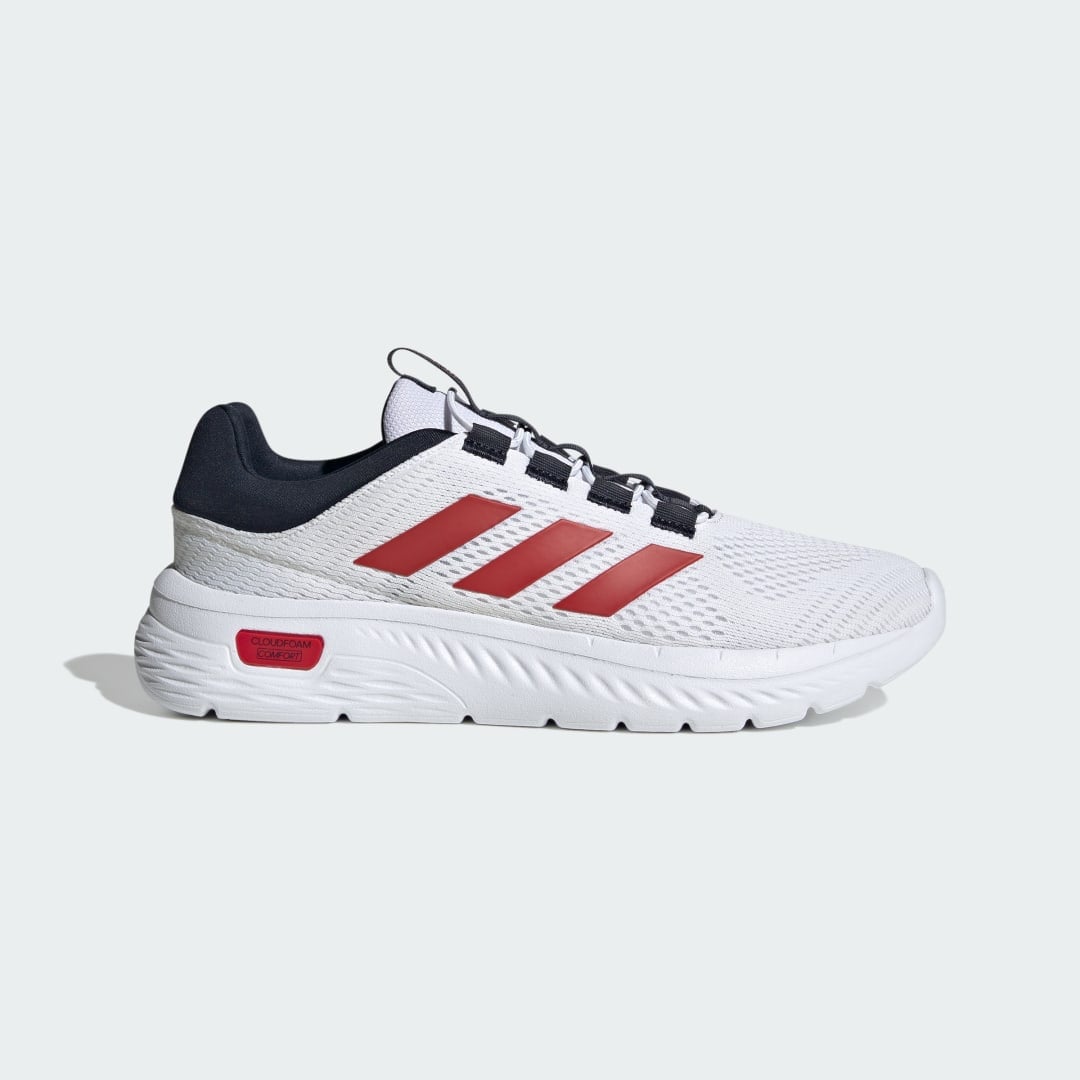 Imagen de Adidas Zapatilla Cloudfoam Comfy Elastic Lace (Blanco) – comodidad y elasticidad para el día a día en OfertitasTOP
