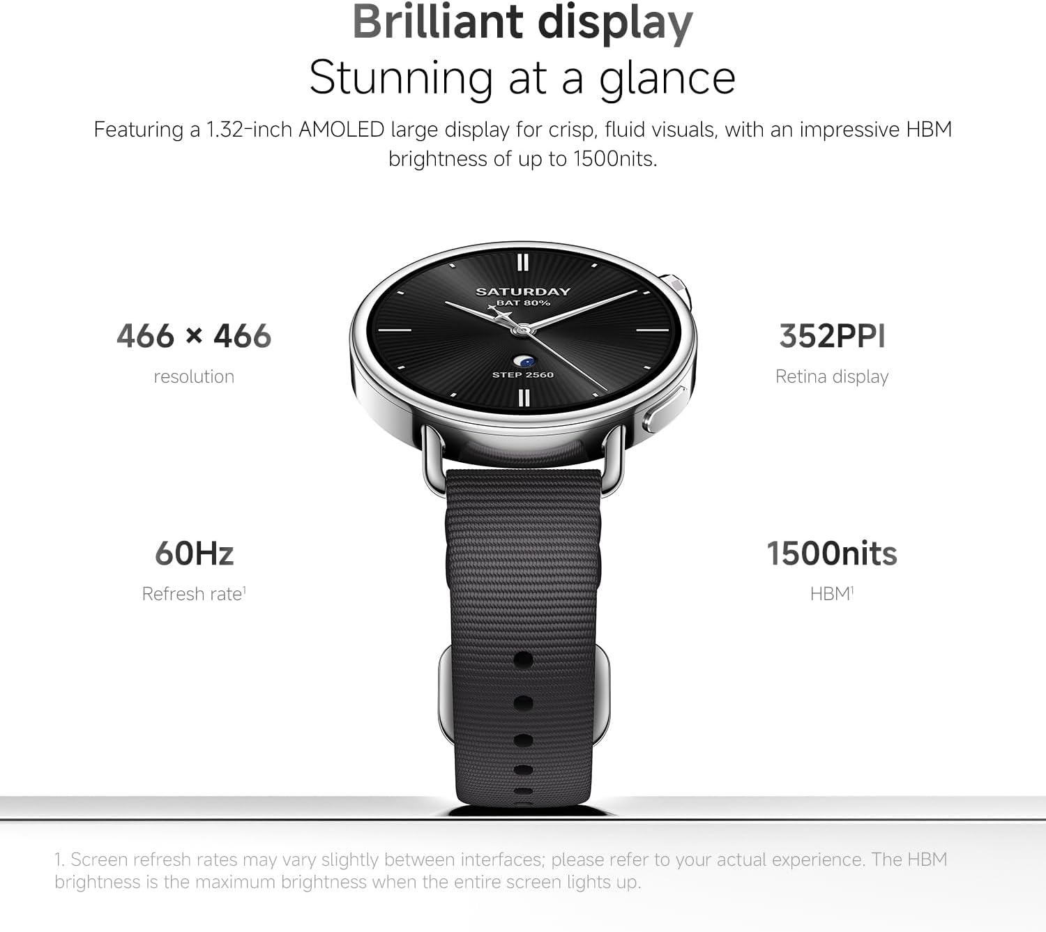 Detalle de Xiaomi Watch S4 41mm smart health watch