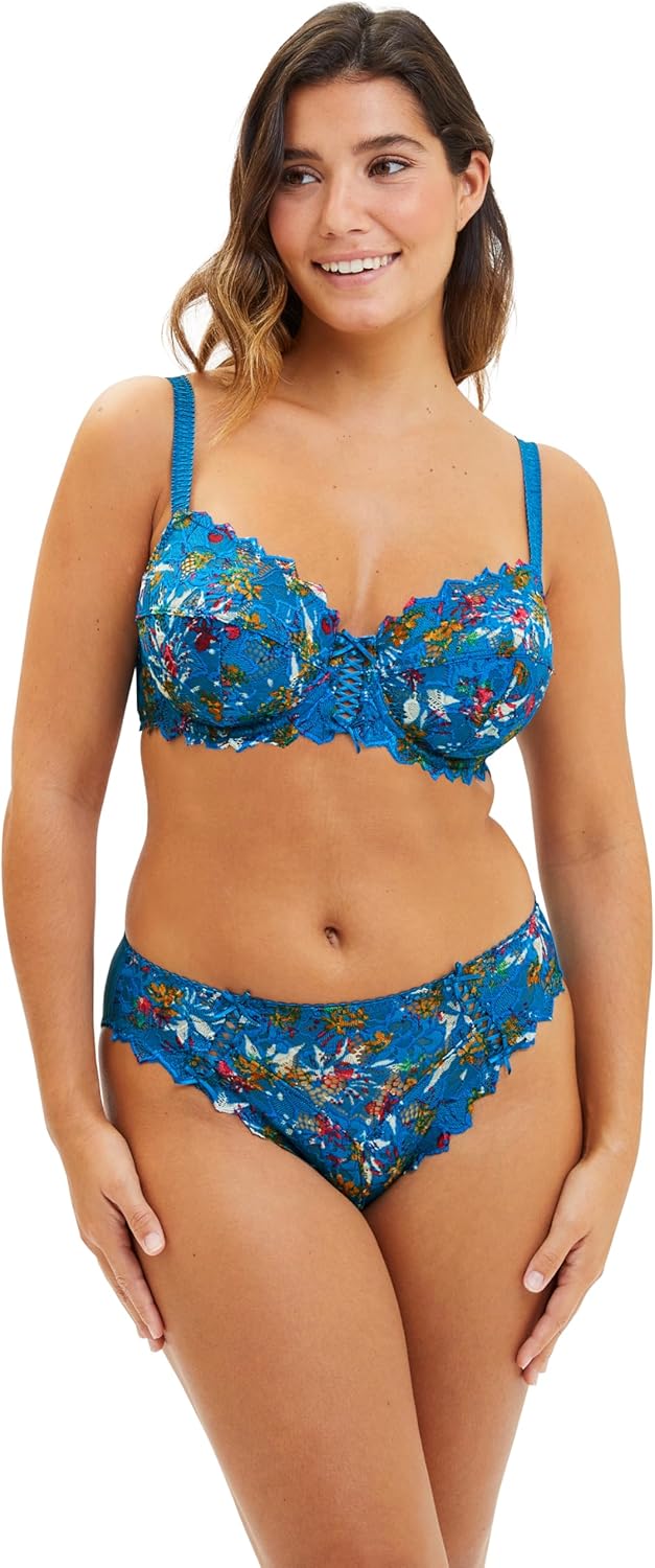 Thumbnail 2 de Sans Complexe Billet Doux – Slip de dessous moyen en dentelle imprimée et microfibre, certifié OEKO-TEX