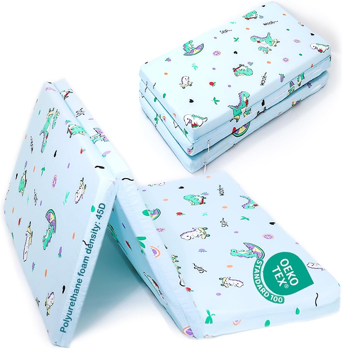 Detalle de VUCWS CD-02 Pack and Play Mattress, 38 x 26-Inch Tri-Fold Foam