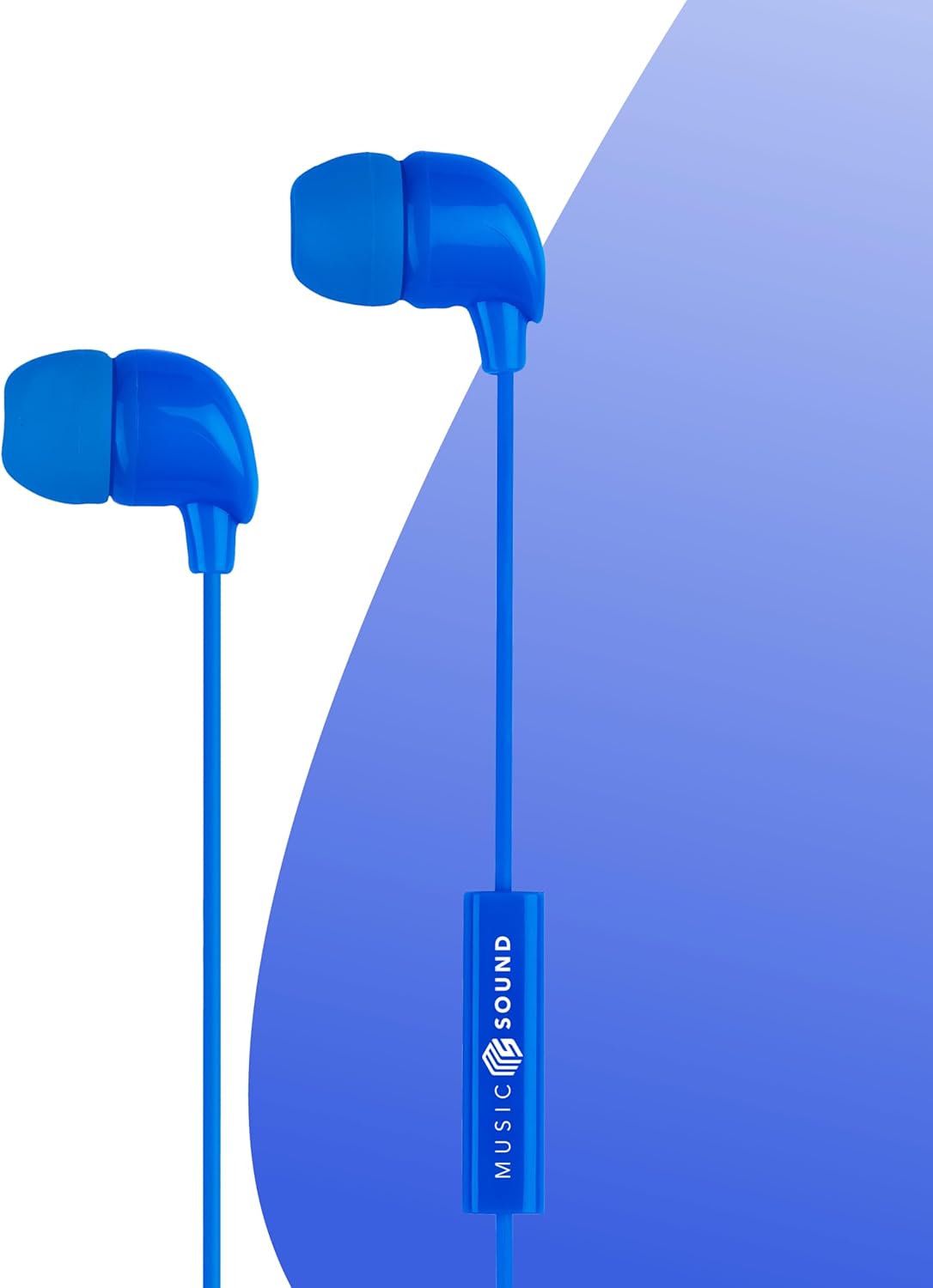 Thumbnail 3 de Music Sound AURICOLARI Fullcolor In-Ear con filo e microfono, jack 3,5 mm (blu)