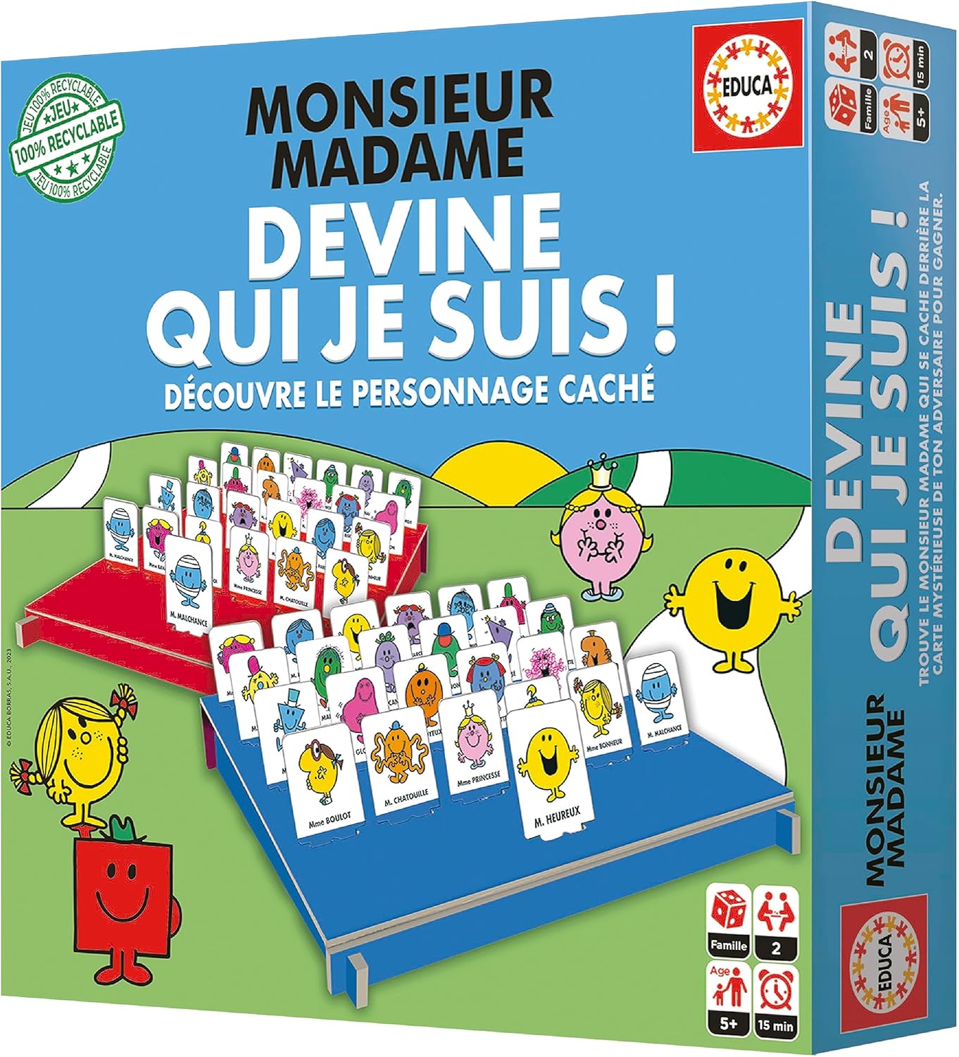 Thumbnail 3 de Educa Devine Qui Je suis Monsieur Madame — Devine quel personnage a été choisi par son adversaire