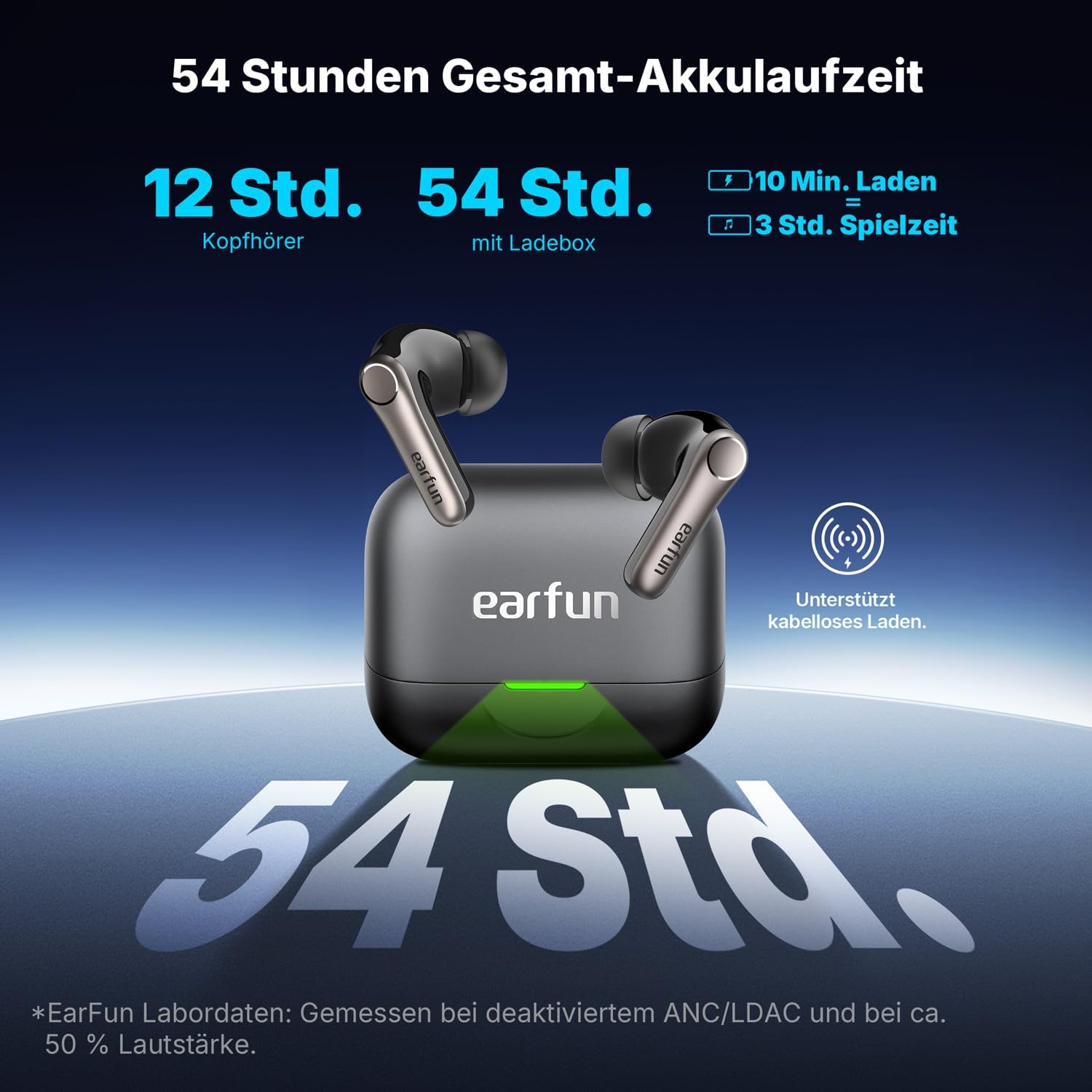Thumbnail 4 de EarFun Air Pro 4+ Bluetooth Kopfhörer 54 Std. Akku