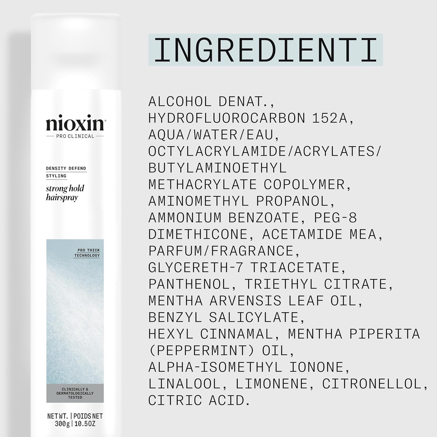 Thumbnail 6 de Nioxin Density Defend Styling Strong Hold Volume Hair Spray (300ml) – for medium to coarse hair