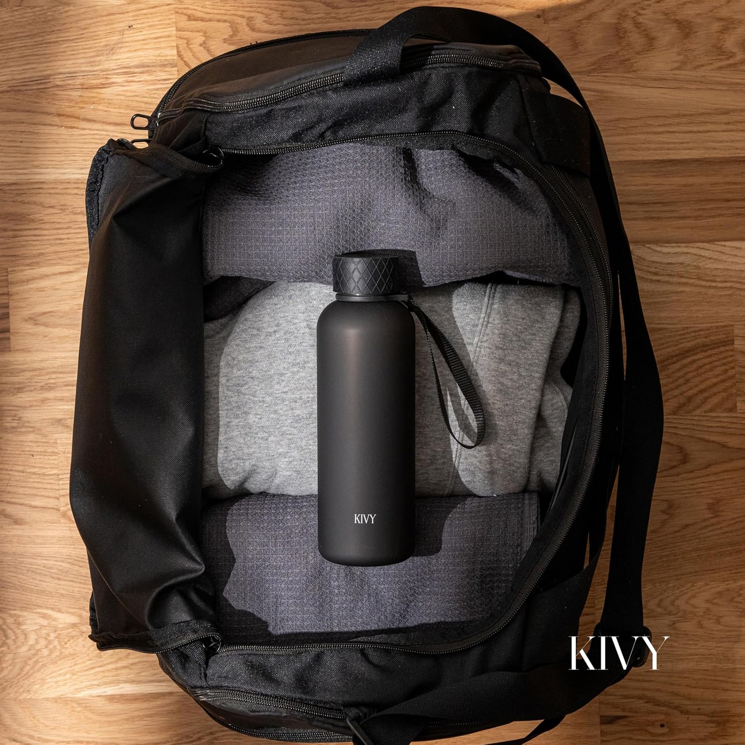 Thumbnail 1 de KIVY Trinkflasche 650 ml aus Tritan (BPA-frei) – auslaufsicher, spülmaschinenfest, kohlensäuregeeignet